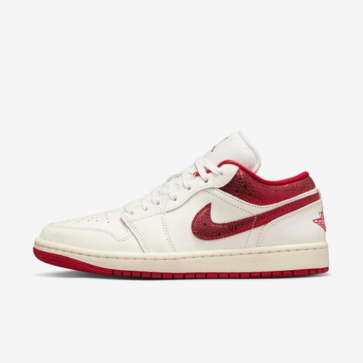 جديد الأحذية النسائية-جوردن, Air Jordan 1 Low SE 'Ruby', حذاء للنساء