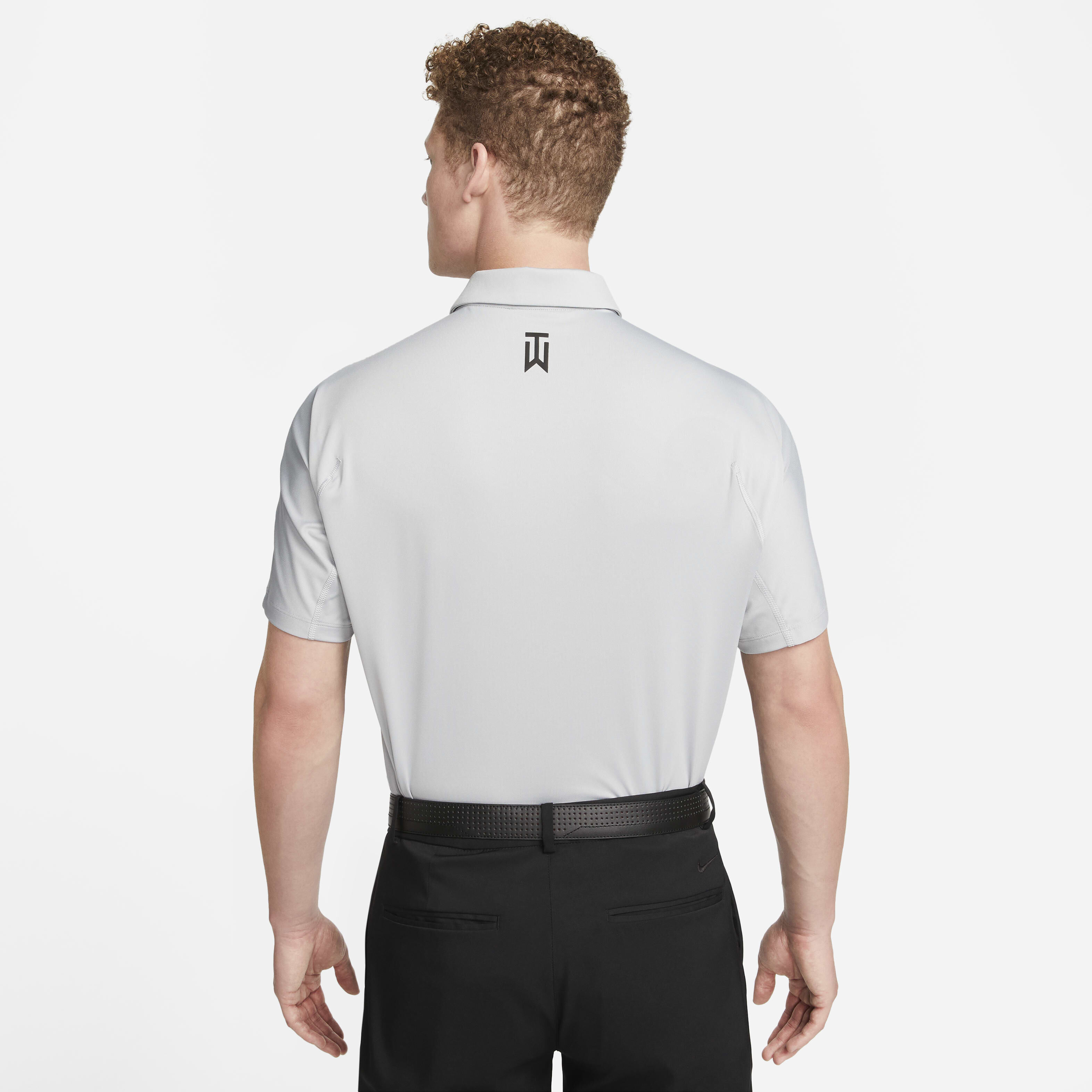 Buy Nike Dri FIT Tiger Woods Men s Striped Golf Polo Nike Saudi Official