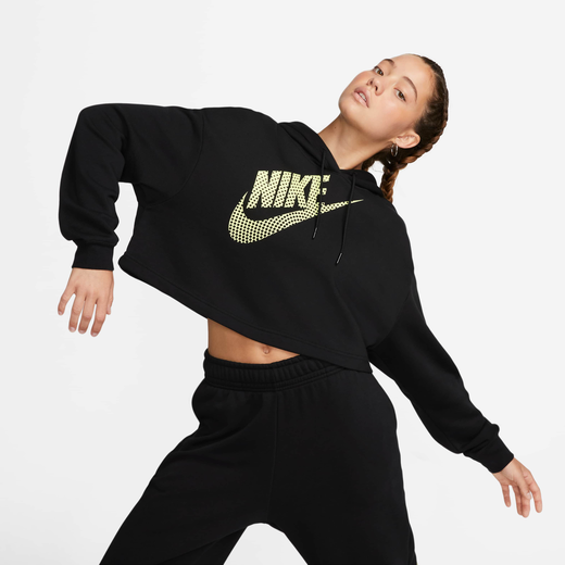 Cyber week Must haves KSA-Nike, Nike Sportswear, Women's Cropped Fleece Dance Hoodie