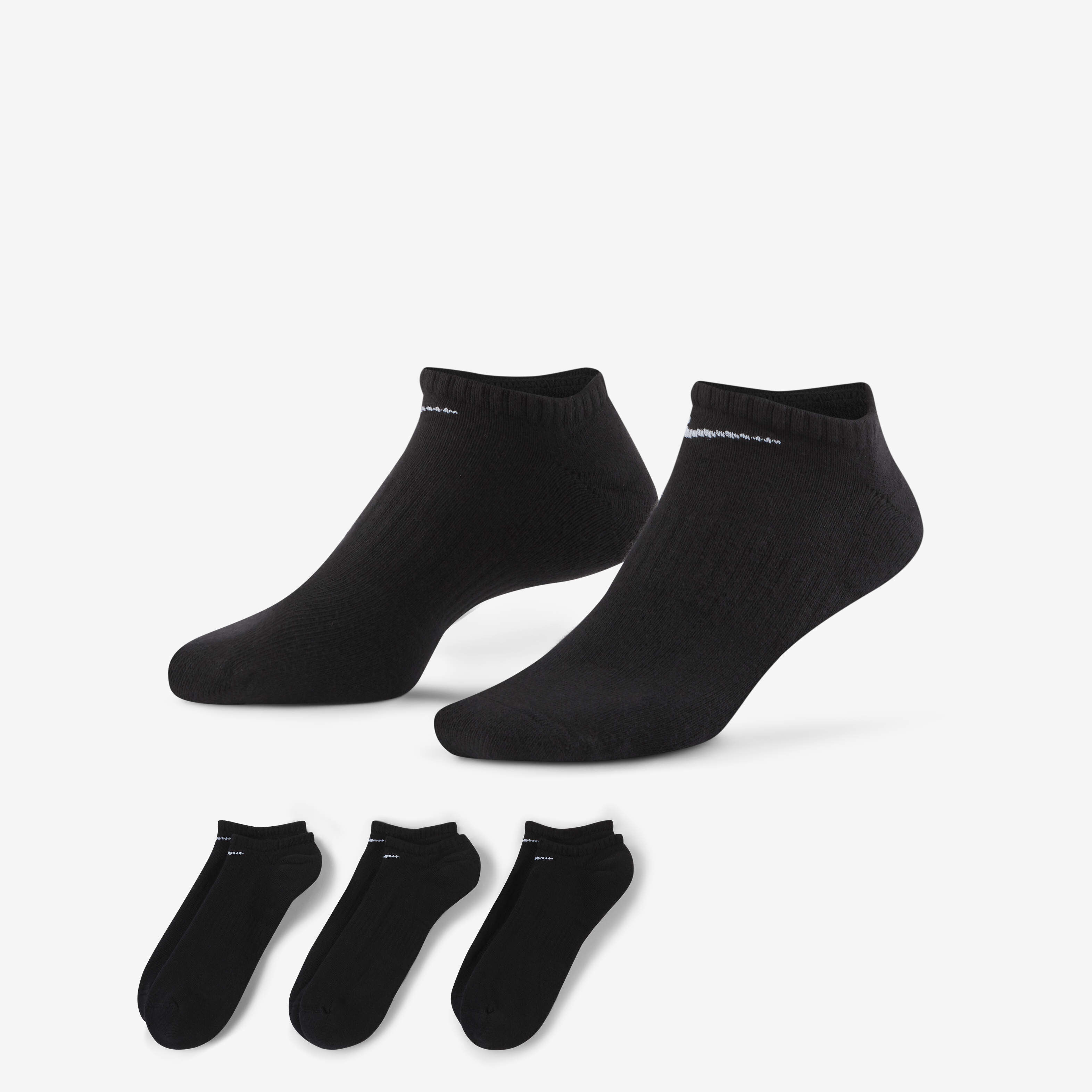 Buy Nike Everyday Cushioned Training No Show Socks 3 Pairs Nike Saudi Official