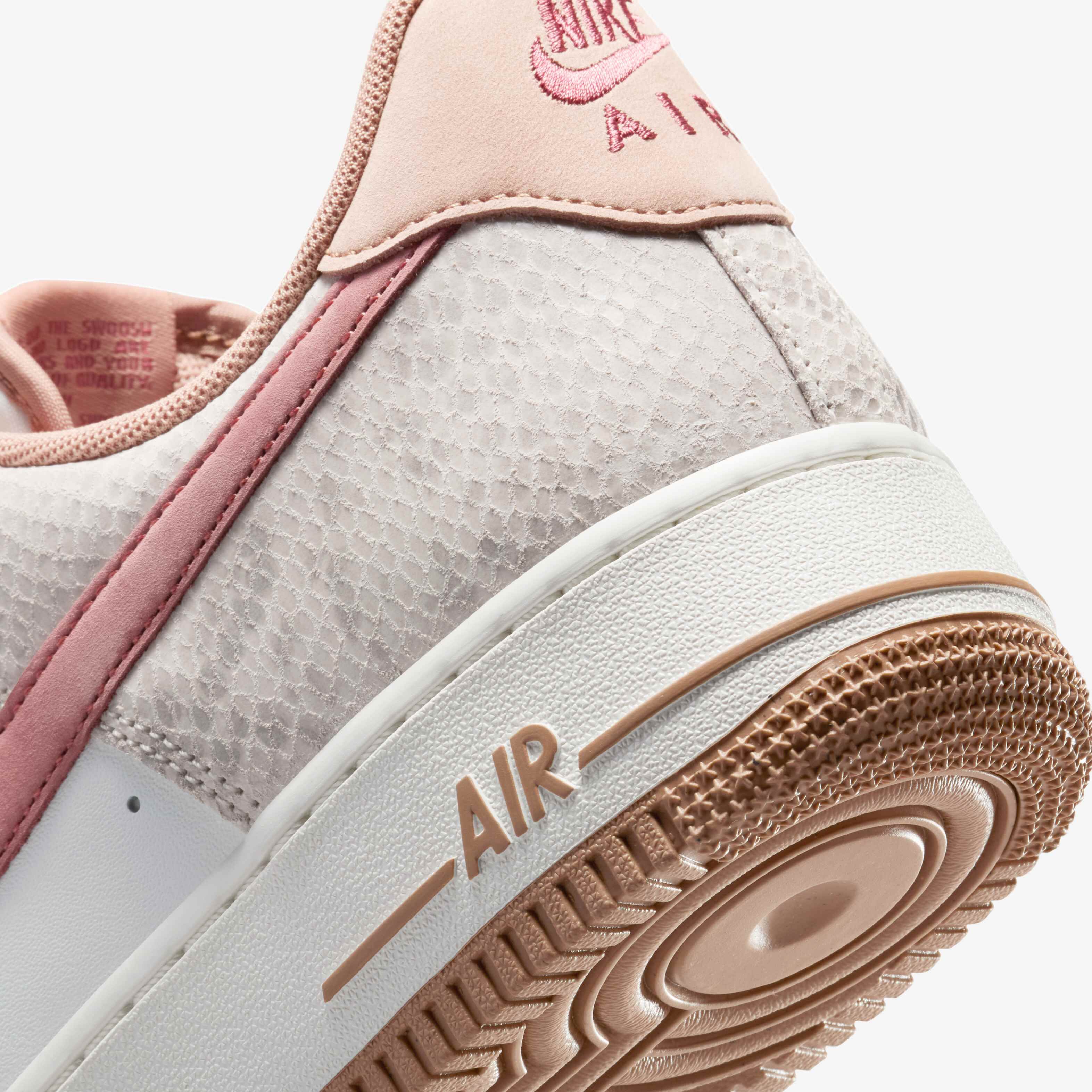 NIKE ☆ Air Force 1 ‘07 LV8 ‘Pink Snakeskin’ Nike Air Force 1 Low Snakeskin 