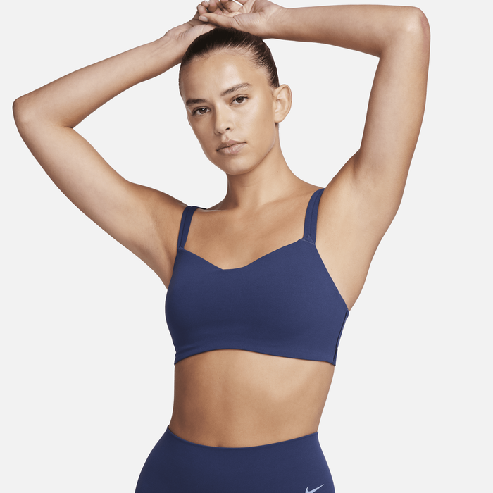 Nike navy blue sports bra shop