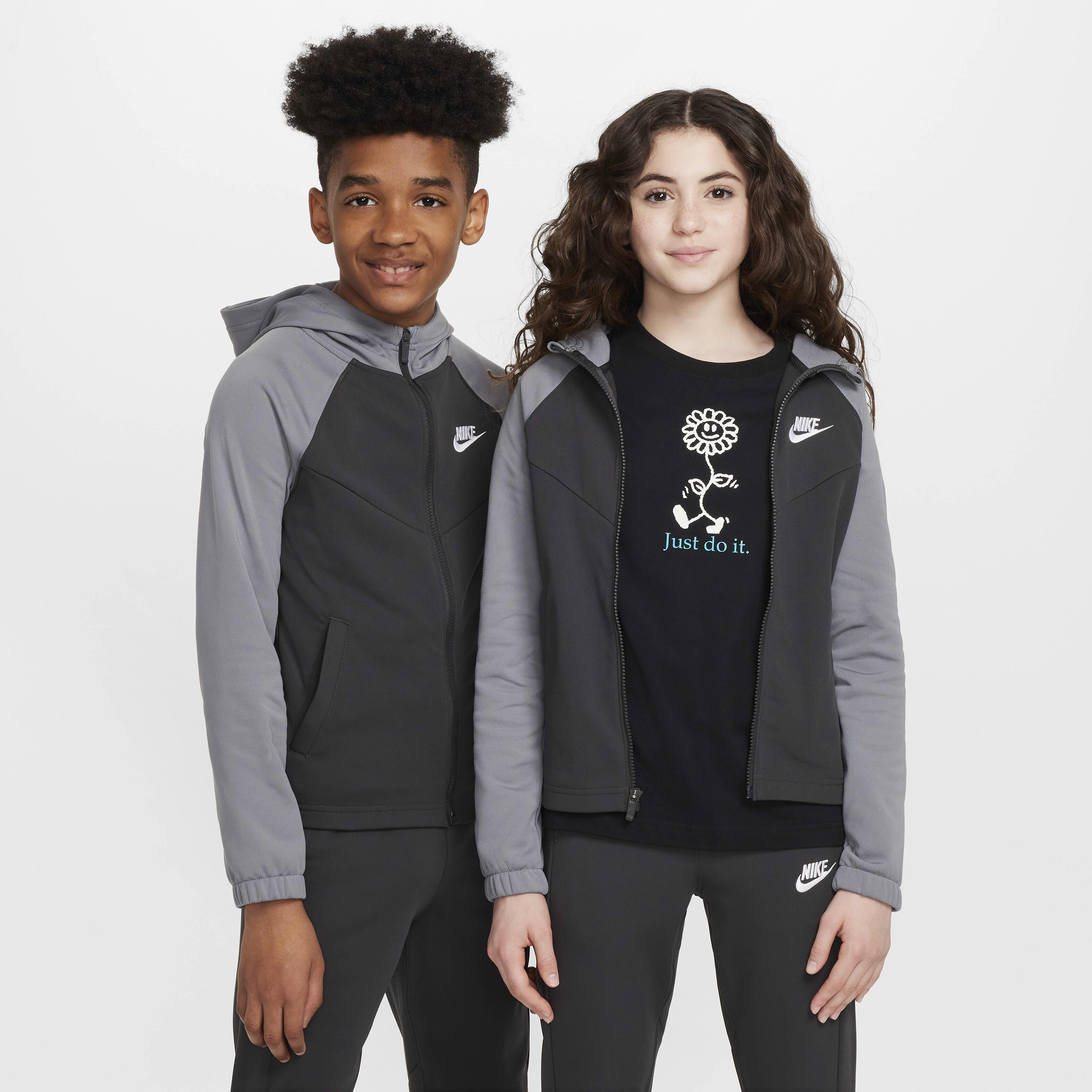 Buy Nike Sportswear Older Kids' Tracksuit - Smoke Grey