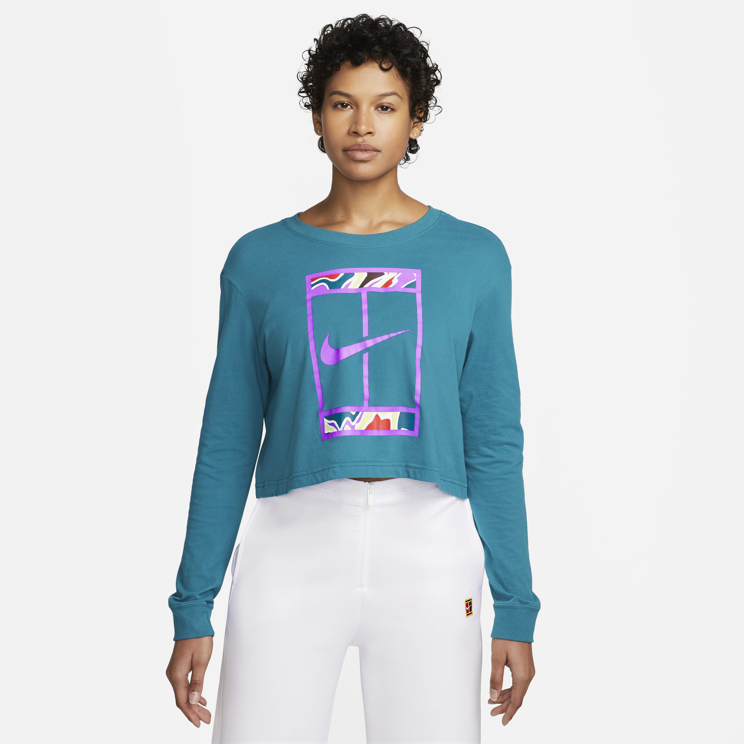 Nike tennis long sleeve shirt online