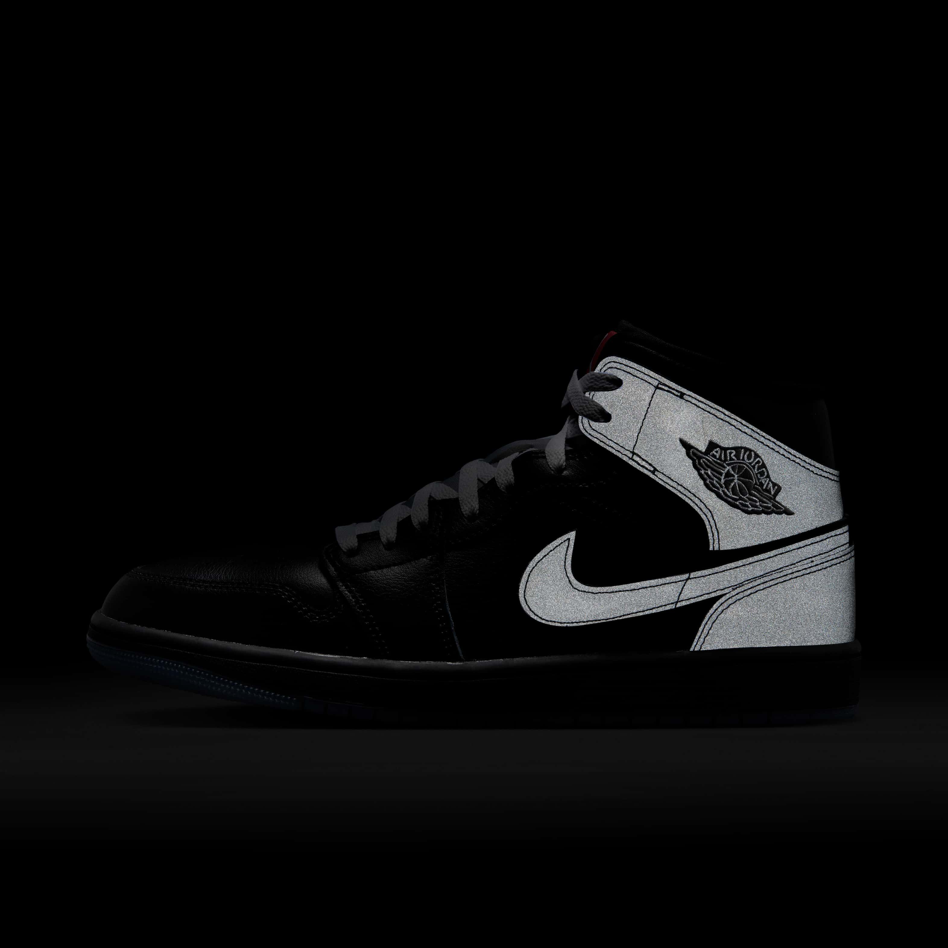 【NIKE】W AIR JORDAN 1 MID BLACK Buy Air Jordan 1 Mid SE Men's Shoes - Black/White/Wolf Grey