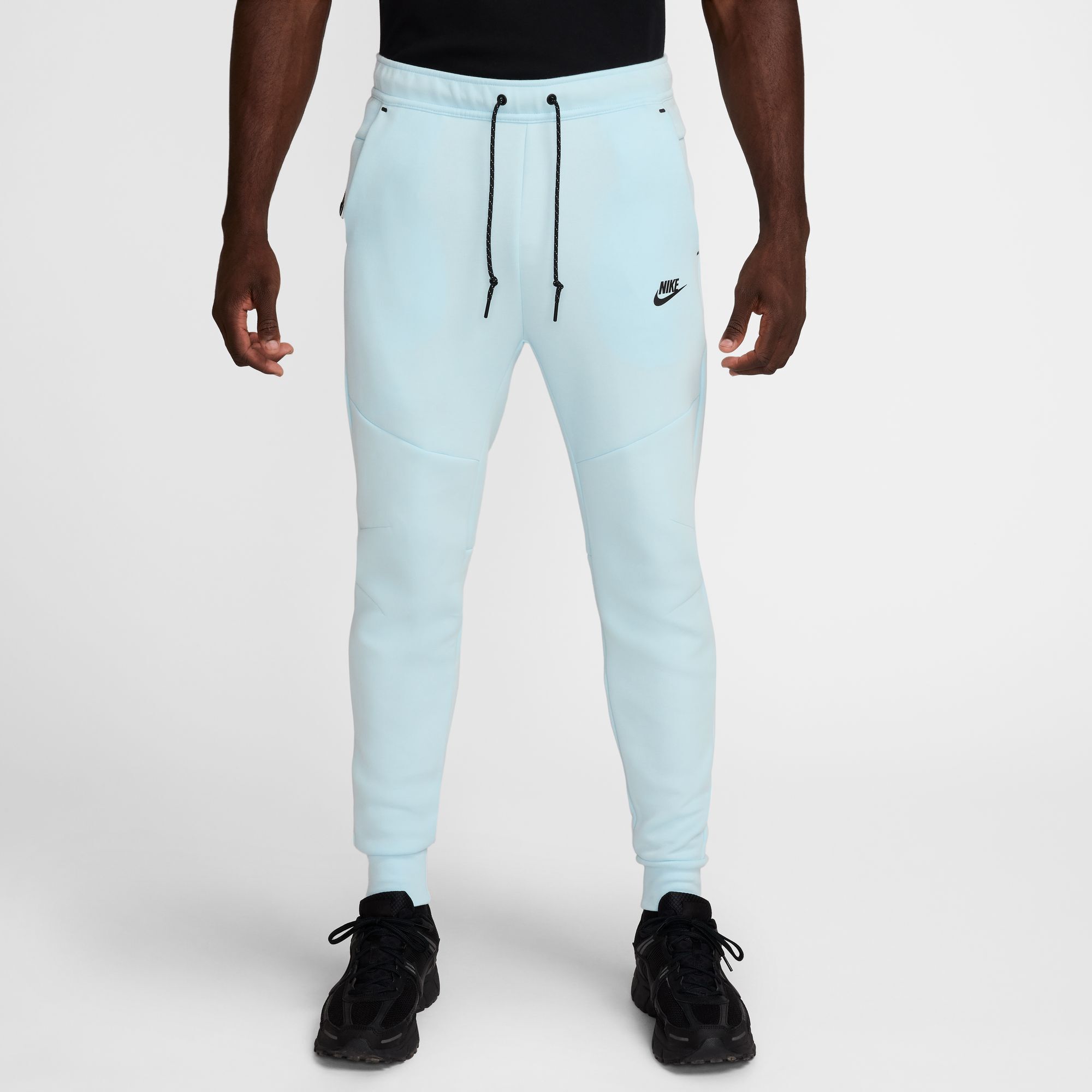 Buy Nike Tech Men s Fleece Joggers Glacier Blue Black Nike Saudi Official