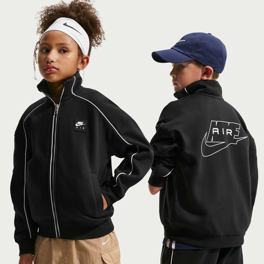 Kids' Clothing-Nike, Nike Air, Older Kids' Fleece Tracksuit Jacket