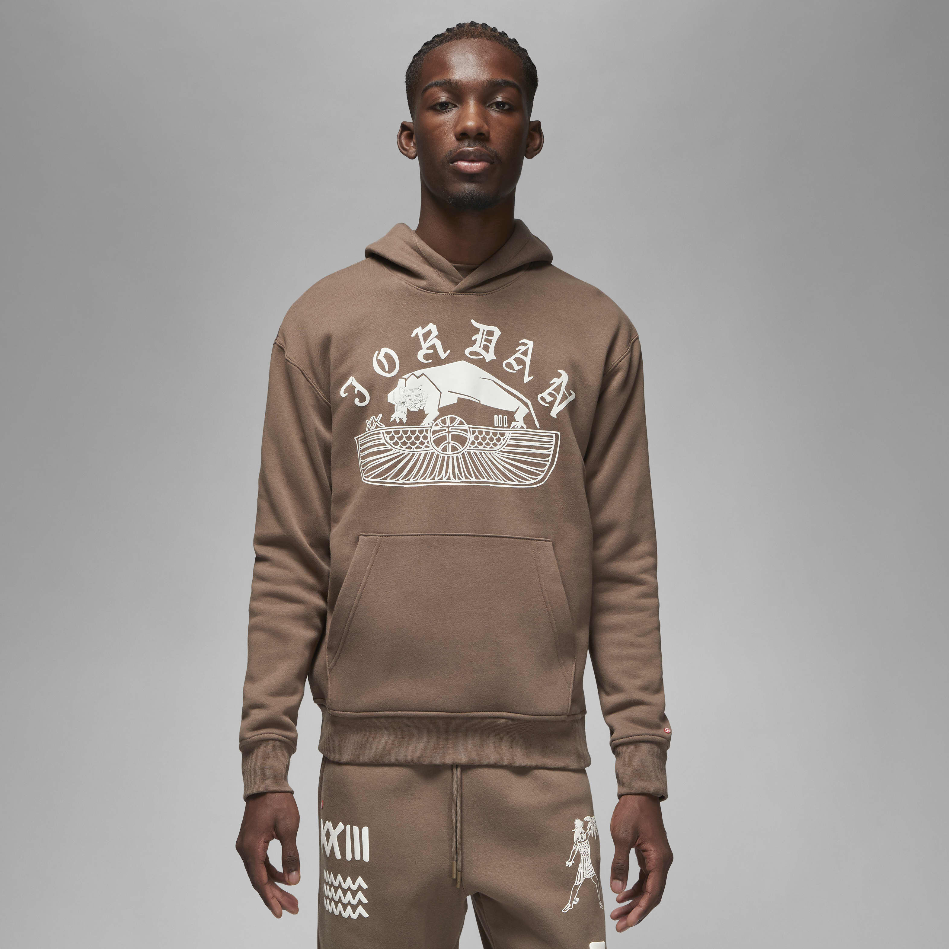 Buy Jordan Artist Series by Umar Rashid Men's Flight Fleece Pullover Hoodie  - Palomino/Sail | Nike Saudi Official