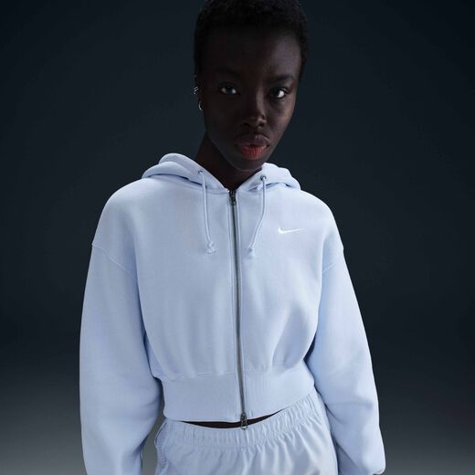 Women's Hoodies Sale-Nike, Nike Sportswear Phoenix Fleece, Women's Loose Cropped Full-Zip Hoodie