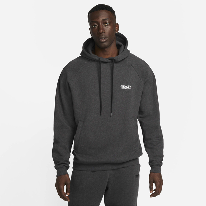 Buy LeBron Men's Pullover Basketball Hoodie Black Heather/White