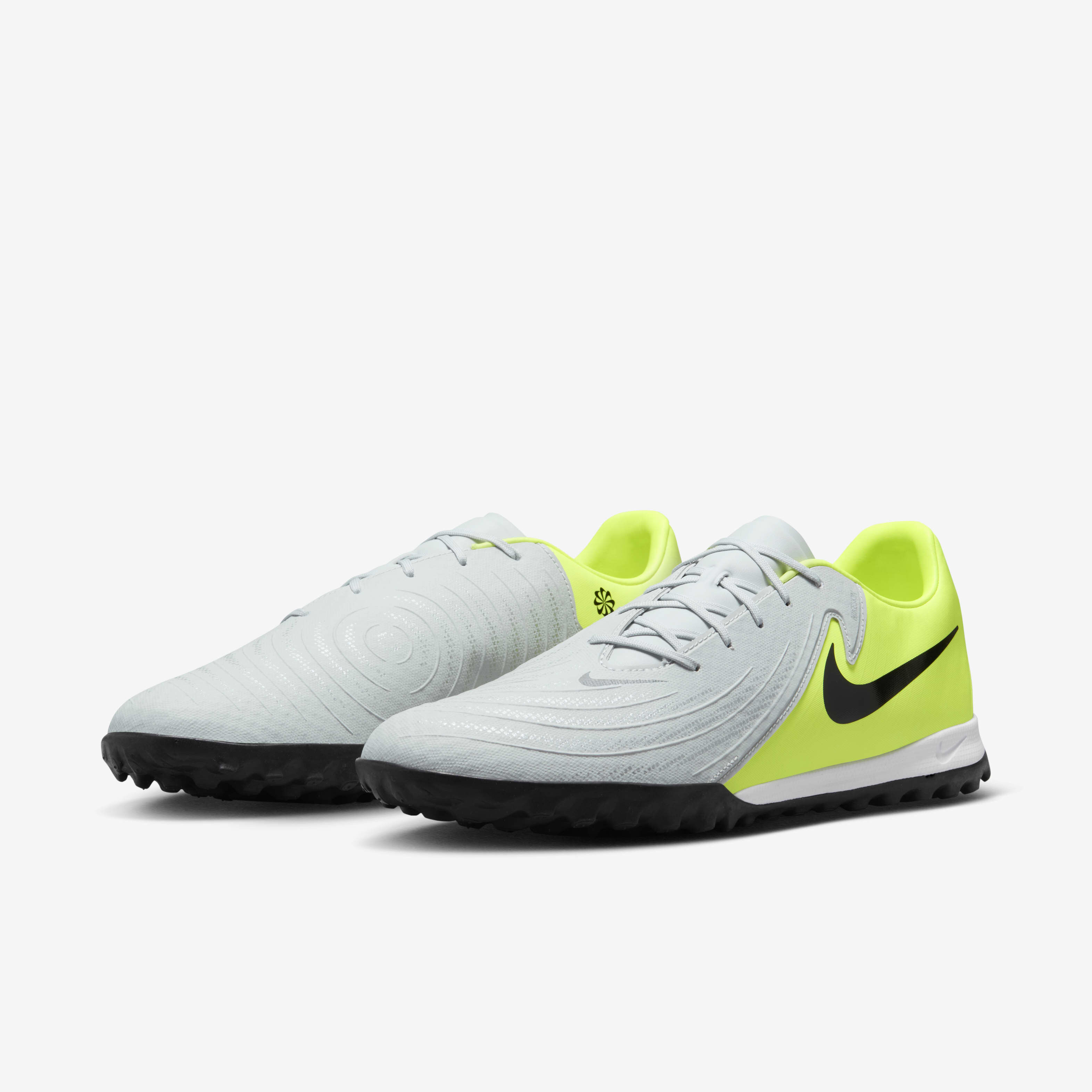 Buy Nike Phantom GX 2 Academy TF Low-Top Football Shoes - Metallic  Silver/Volt/Black | Nike Saudi Official