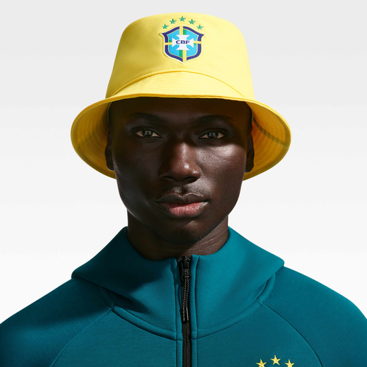 Men's Bucket Hats-Nike, Brasil 2026/27 Apex Bucket Hat, Nike Apex Bucket Hat