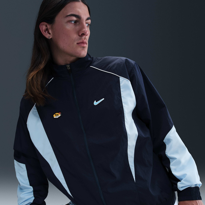 Buy Nike Sportswear Men's Woven Track Jacket - Obsidian/Celestine Buy Nike Sportswear Men's Woven Track Jacket - Obsidian/Celestine