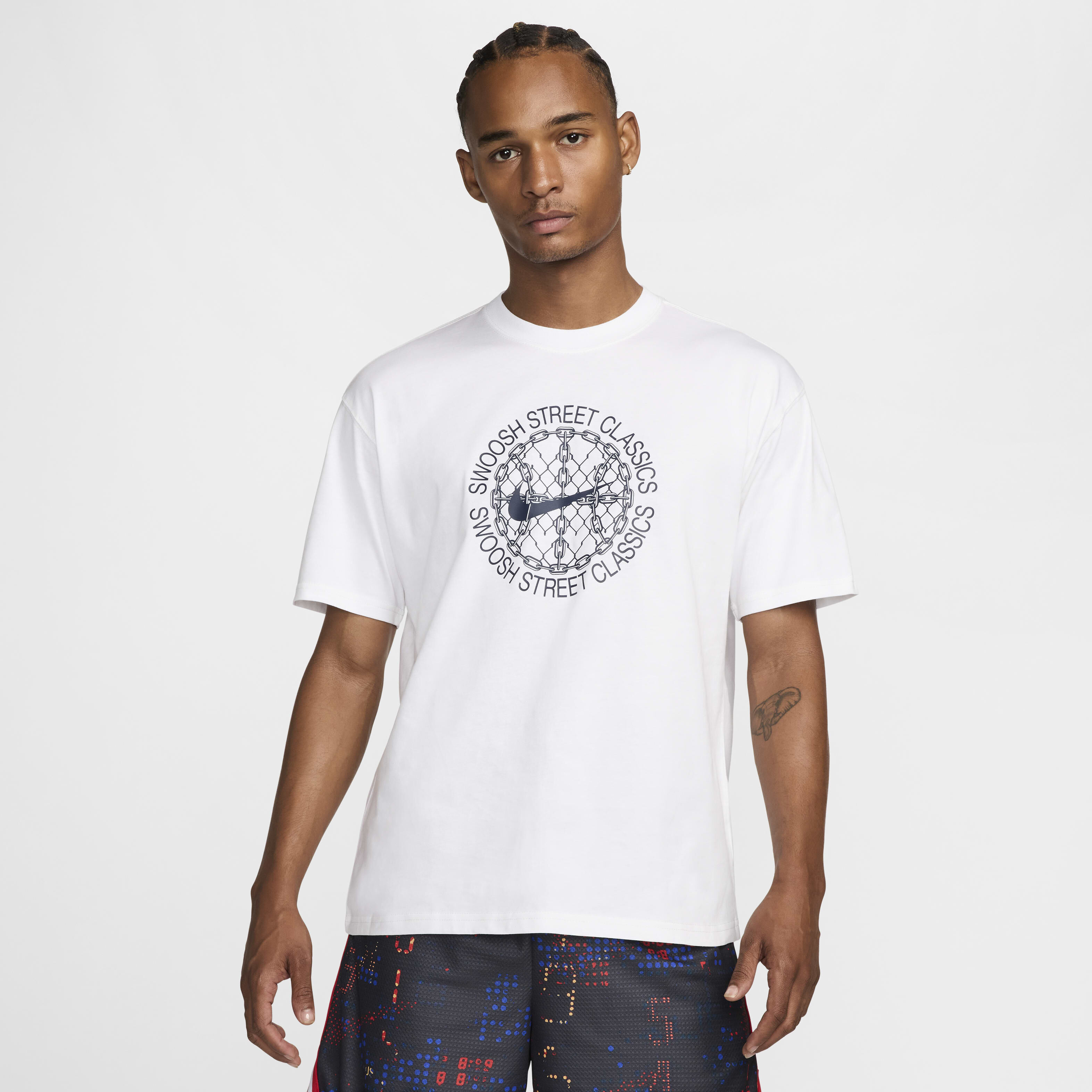 Buy Nike Men's Max90 Basketball T-Shirt - White | Nike Saudi