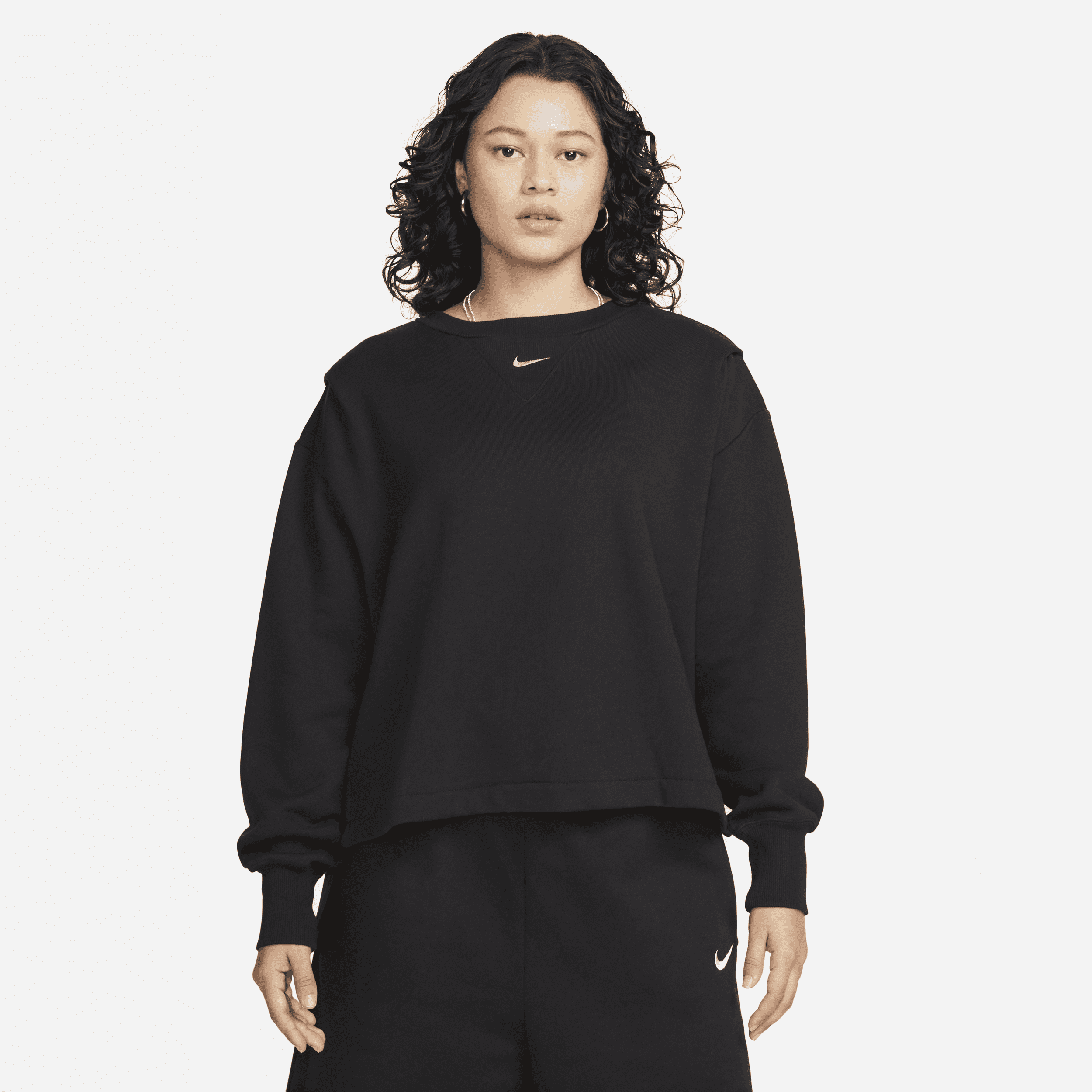 Shop Sportswear Modern Fleece Women s Oversized French Terry Crew