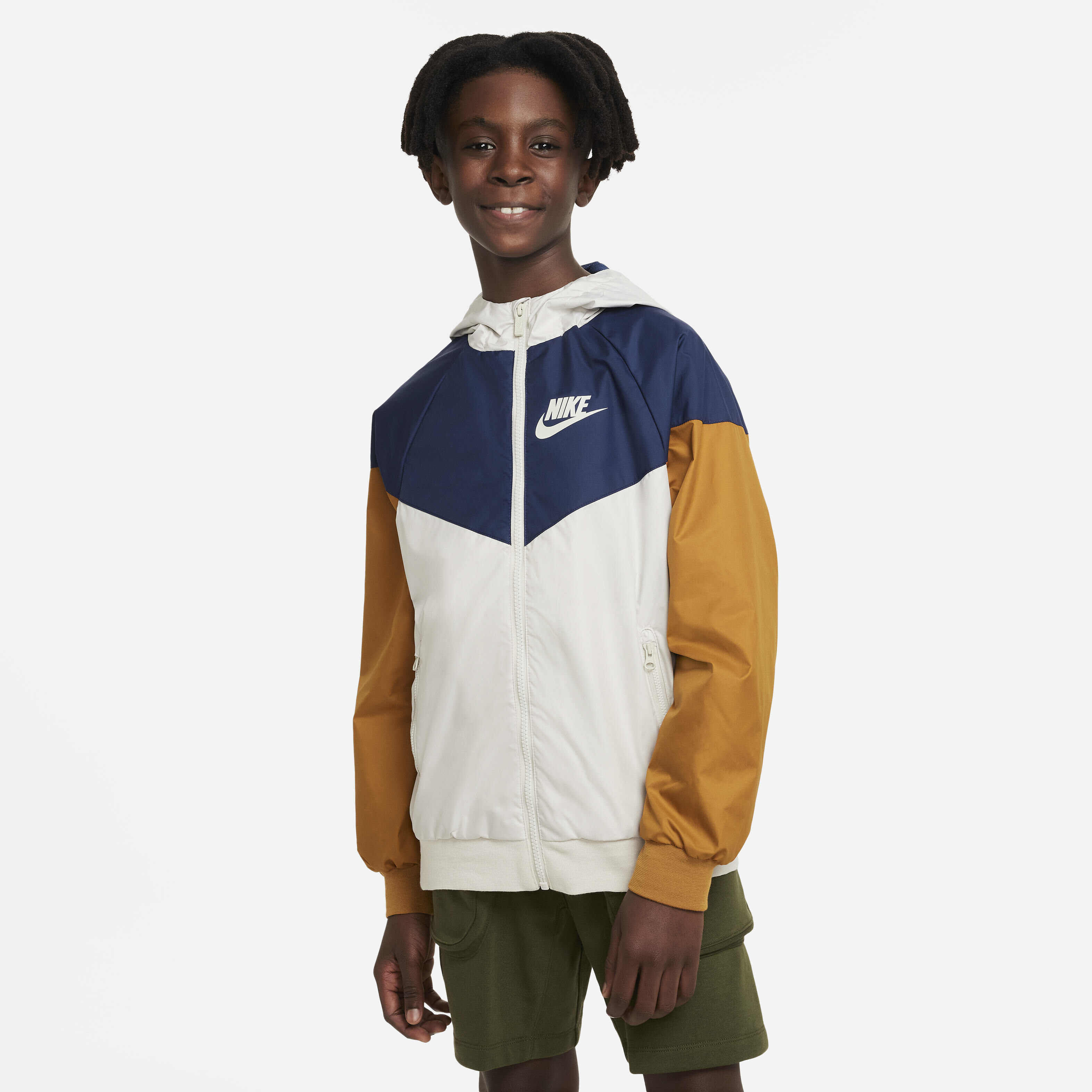 Nike sportswear windrunner long jacket online