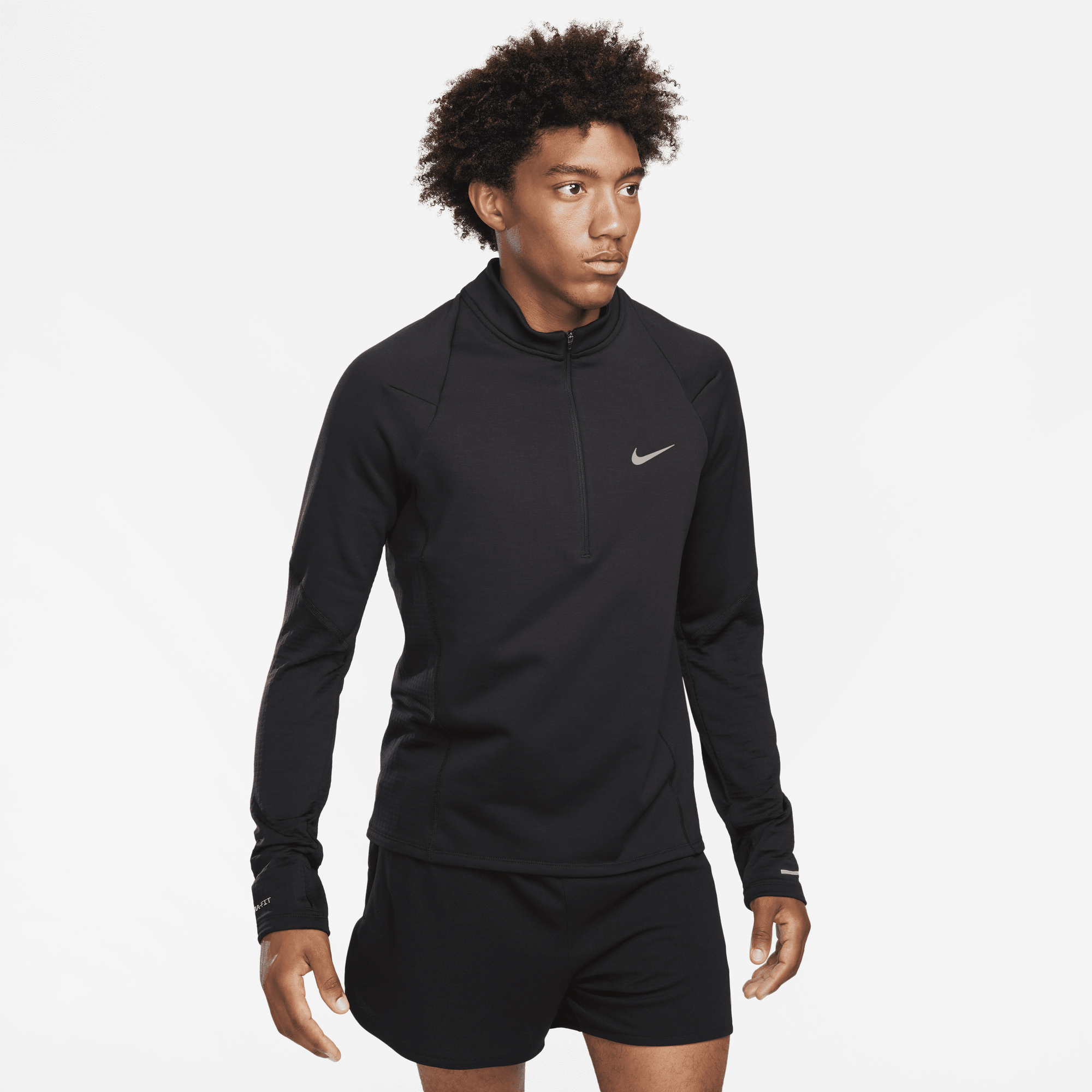 Black nike easy run top online