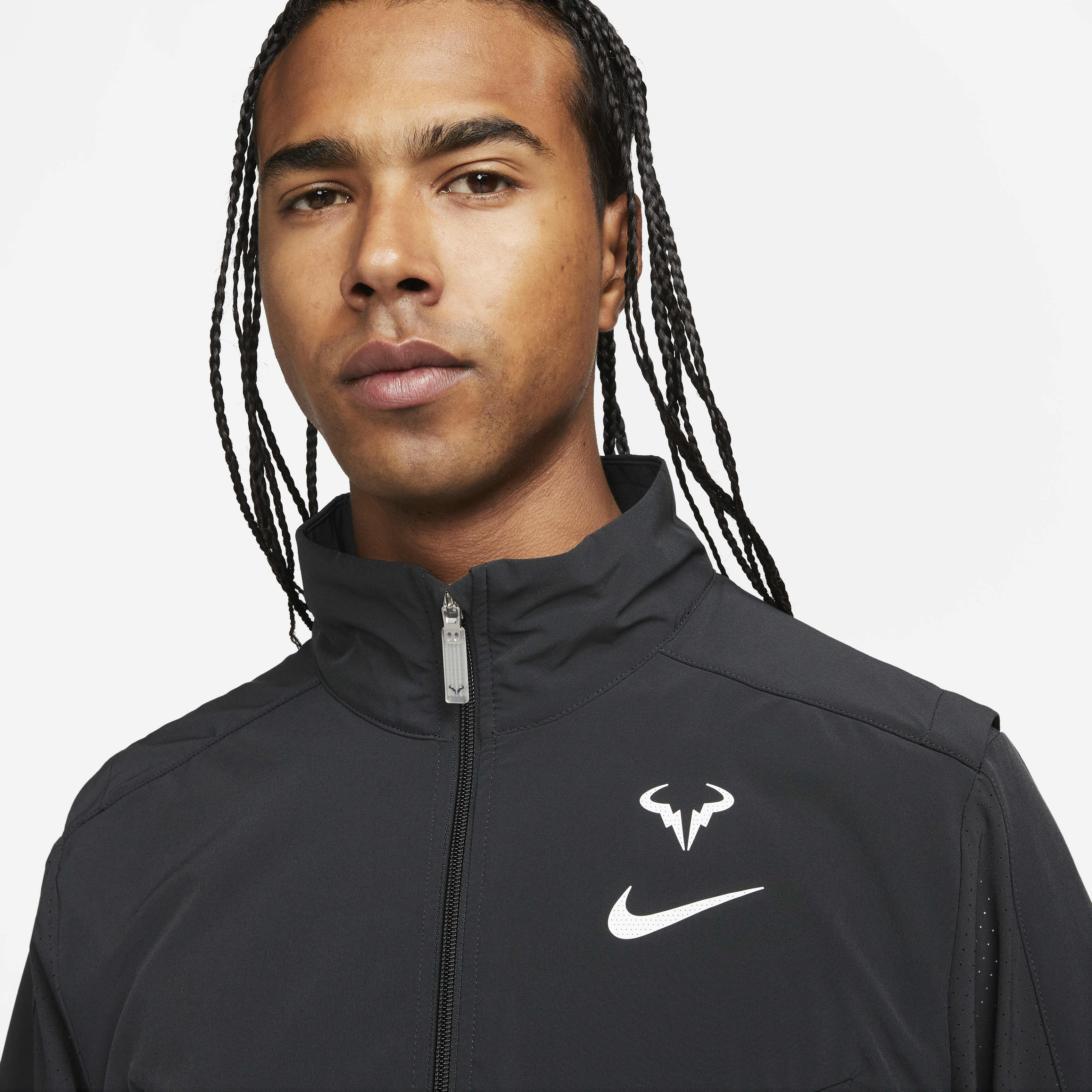 Buy NikeCourt Dri-FIT Rafa Men's Tennis Jacket - Off-Noir/White @ Nike ...