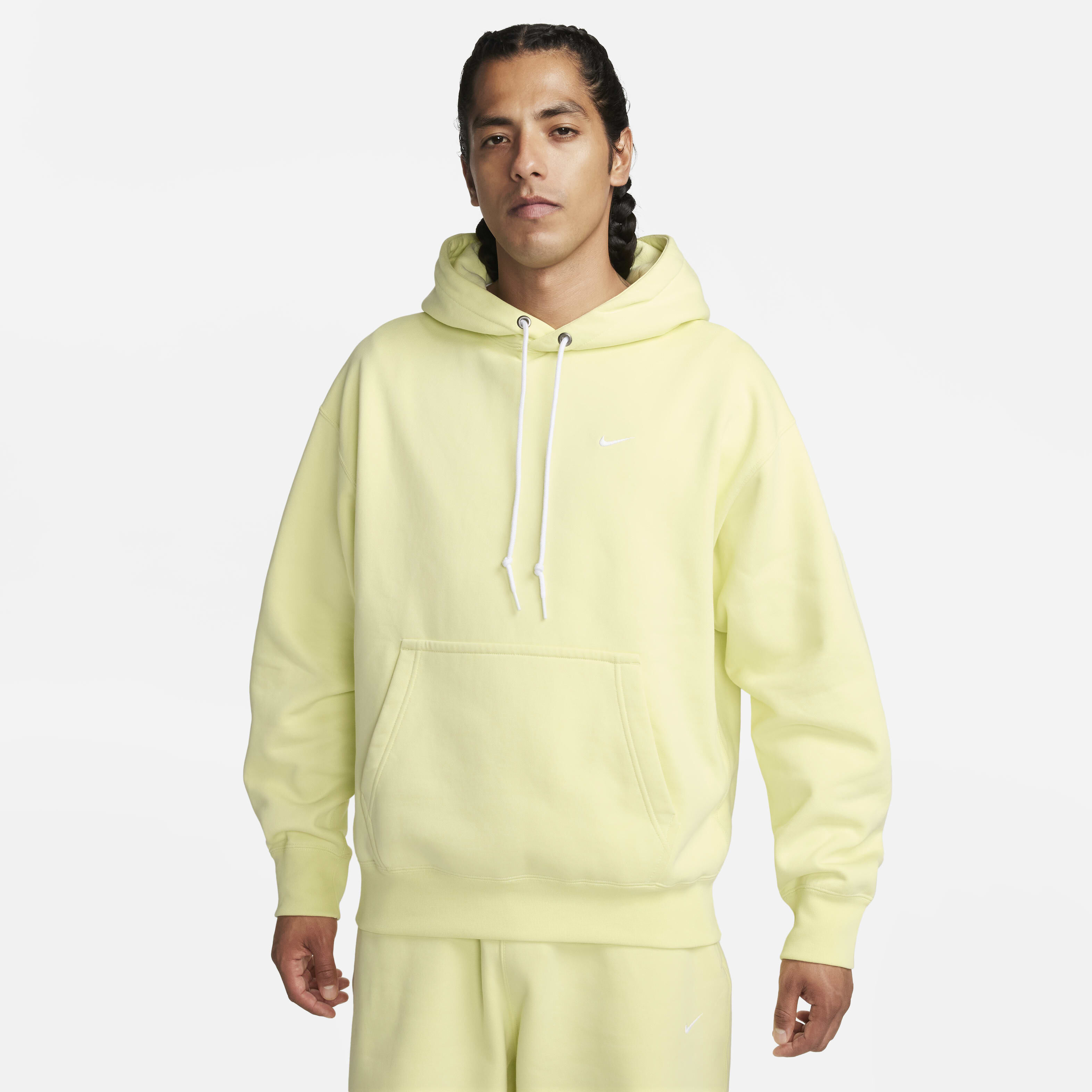 Nike ホワイト パーカー S 新品タグ付き NIKE 刺繍ロゴ スウェットパーカー ホワイト 新品 S - トップス