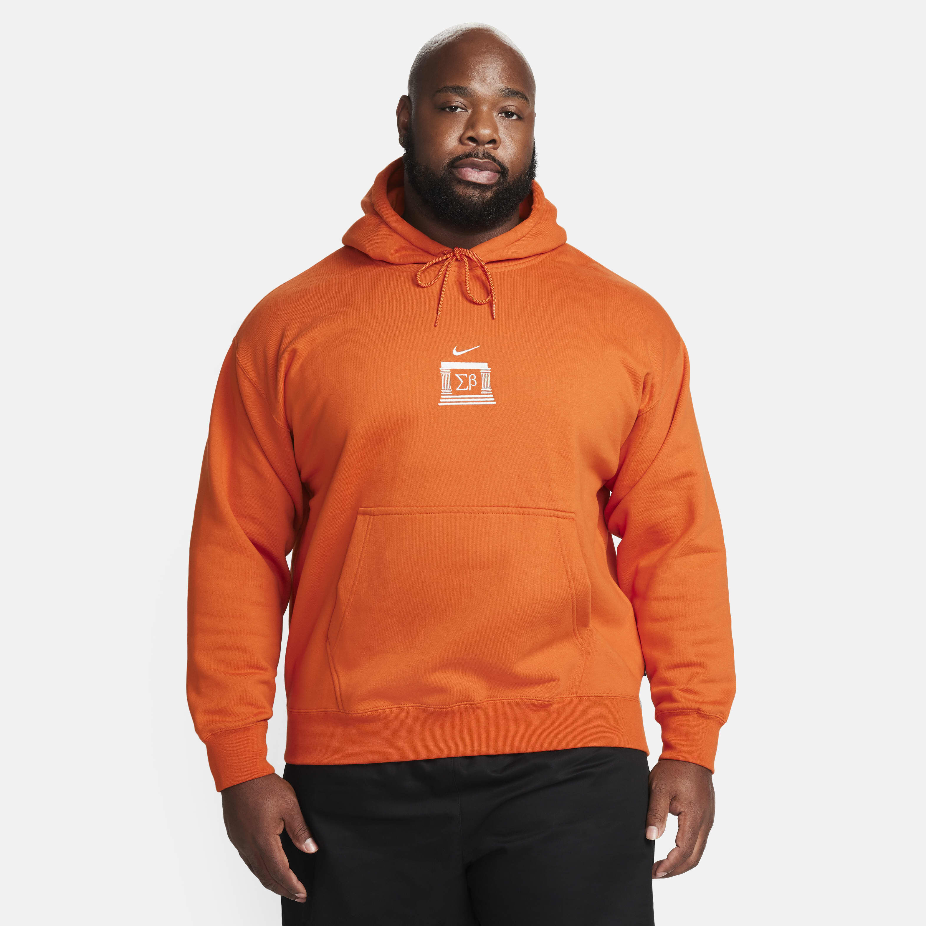 nikelab hoodie orange