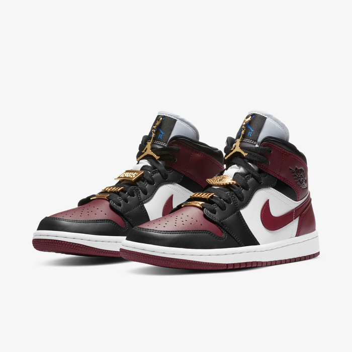 Buy Air Jordan 1 Mid SE Women's Shoes - Black/White/Hyper Royal Buy Air Jordan 1 Mid SE Women's Shoes - Black/White/Hyper Royal