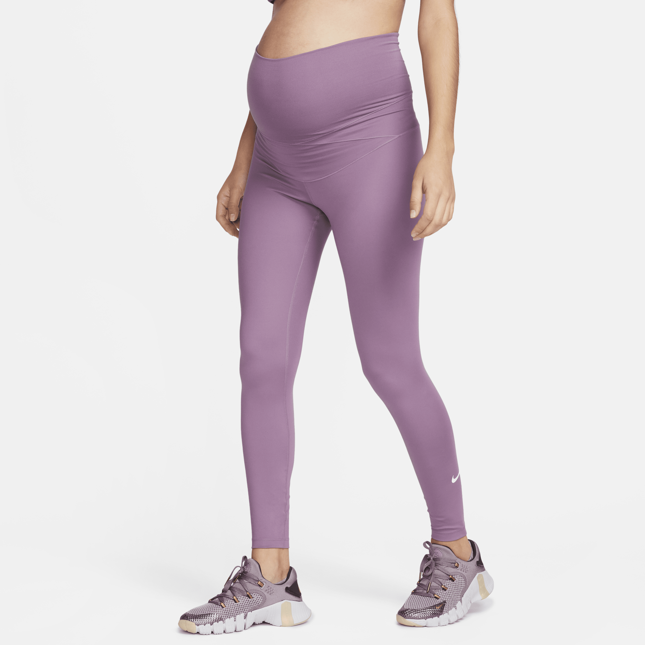 Shop One M Women s High Waisted Leggings Maternity Nike KSA