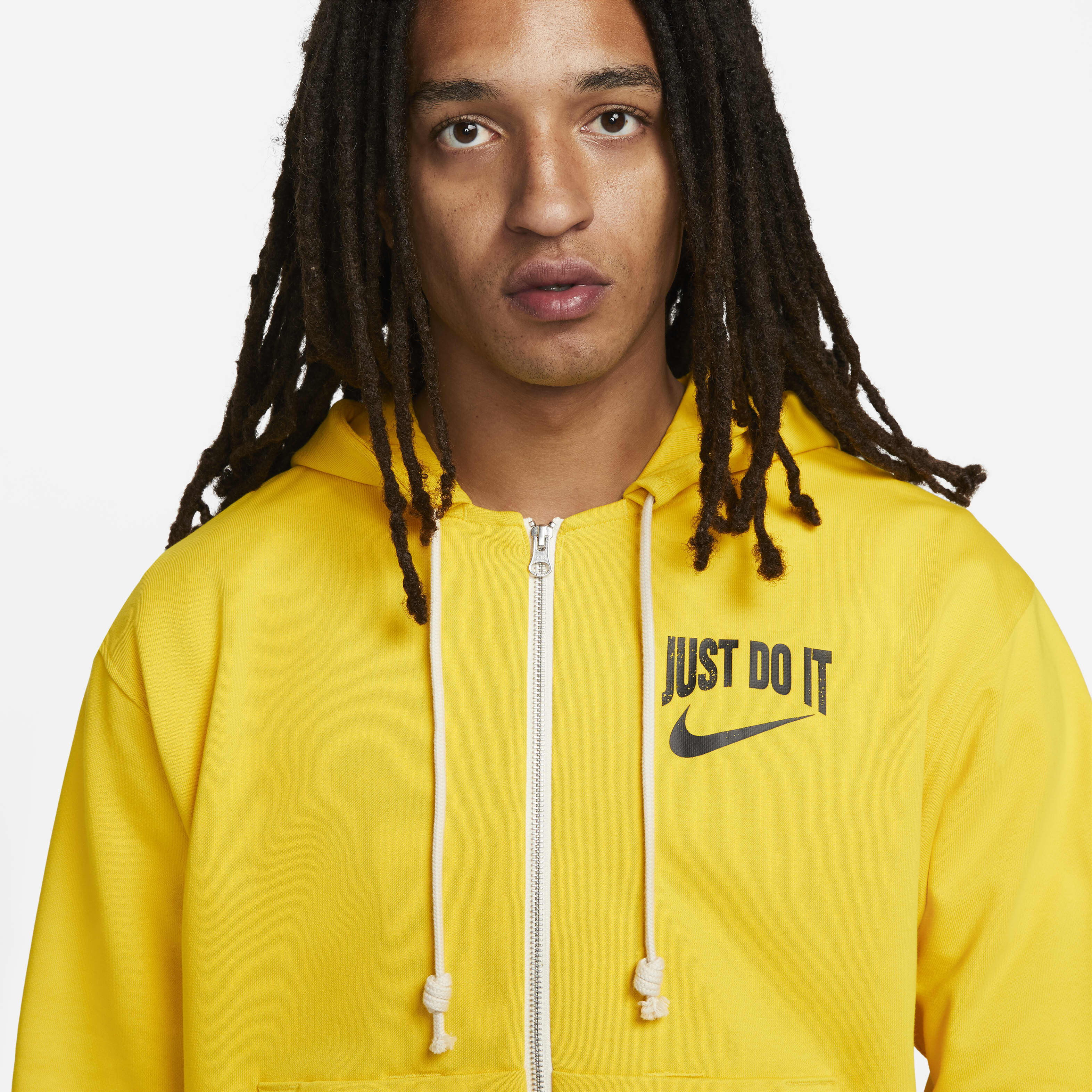 Nike just do it hoodie yellow discount