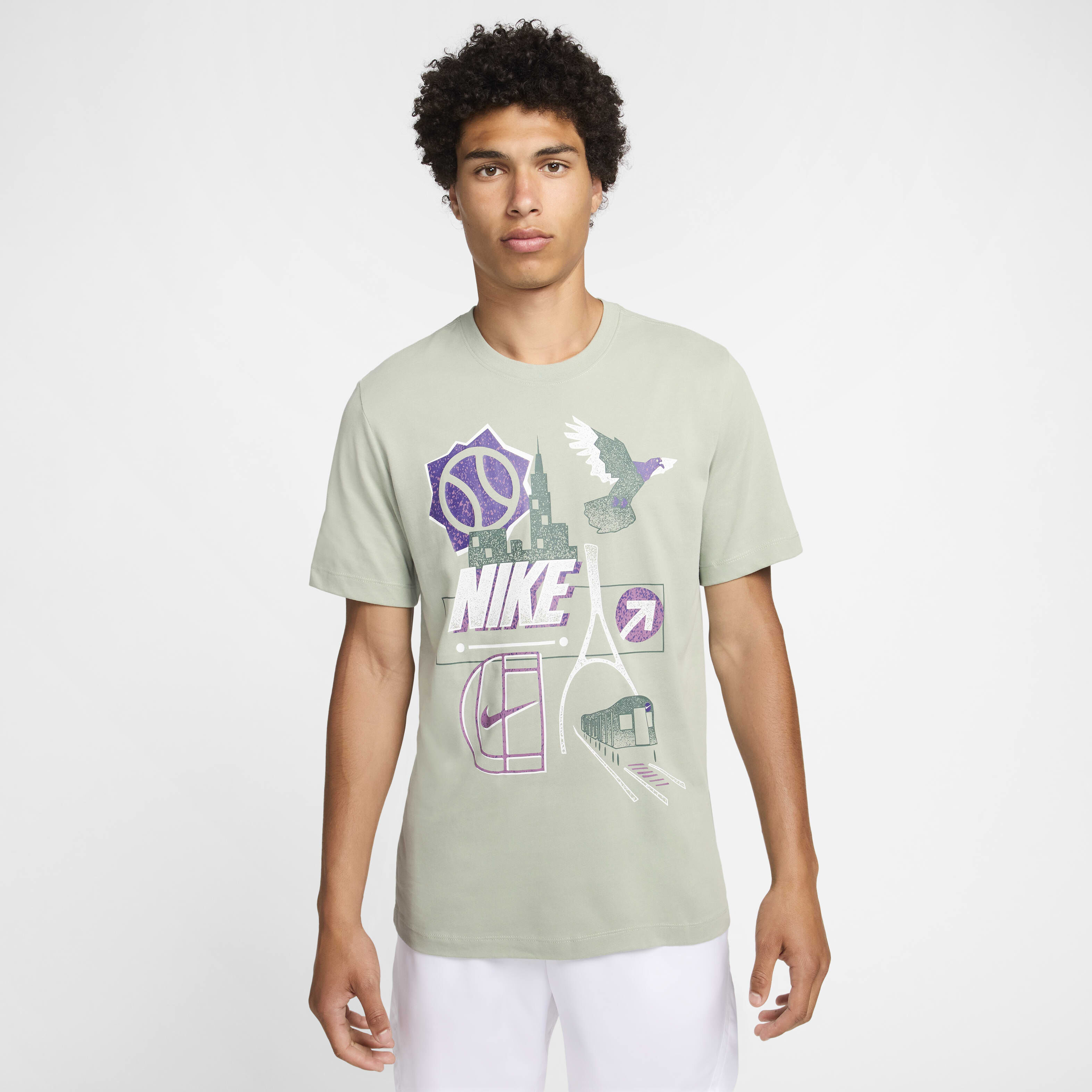 Buy NikeCourt Men's Dri-FIT Tennis T-Shirt - Jade Horizon