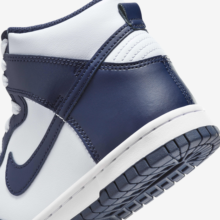 Buy Nike Dunk High Older Kids' Shoes Football Grey/White