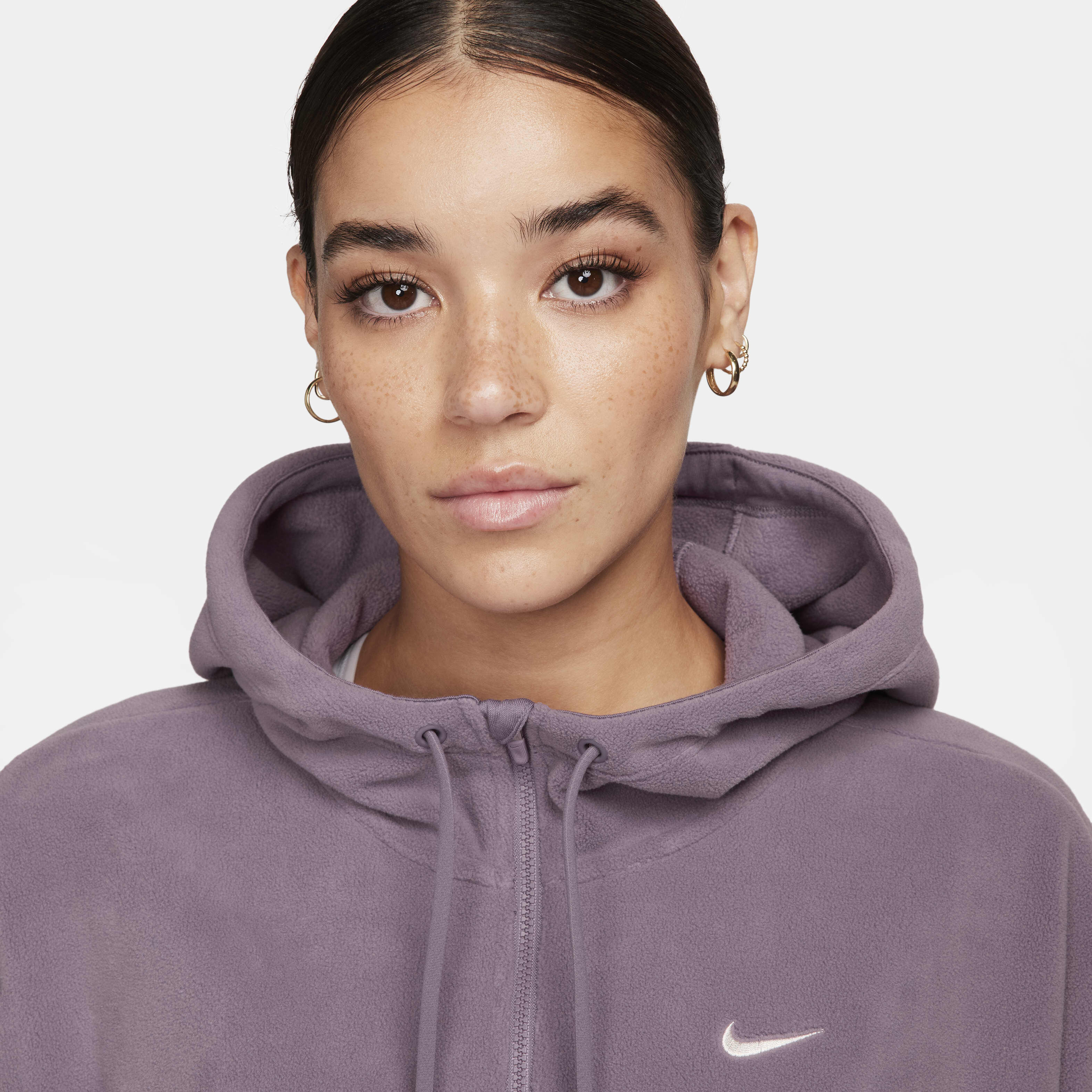 Buy Nike Therma FIT One Women s Oversized Full Zip Fleece Hoodie Nike Saudi Official