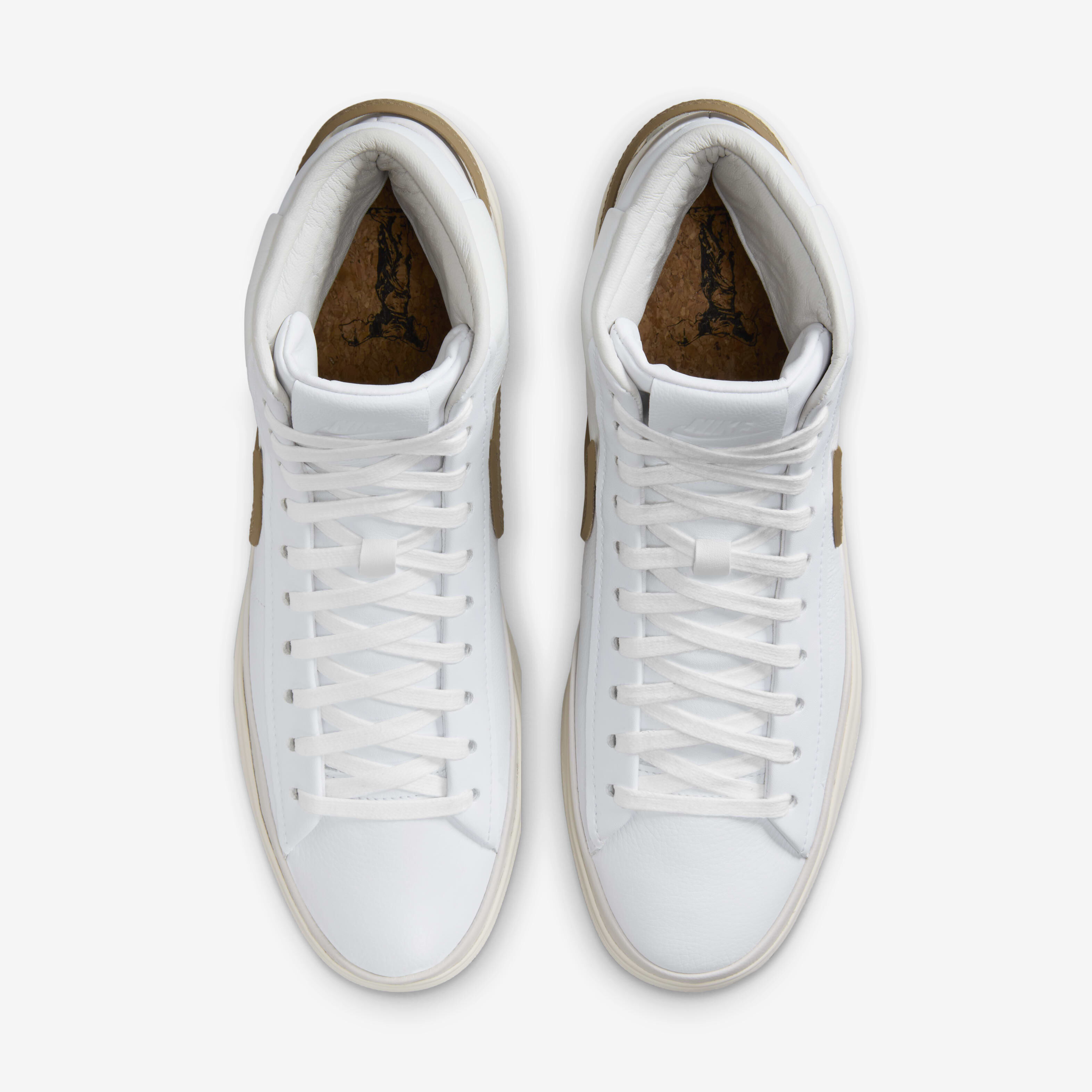 Nike blazer mid mens gold store