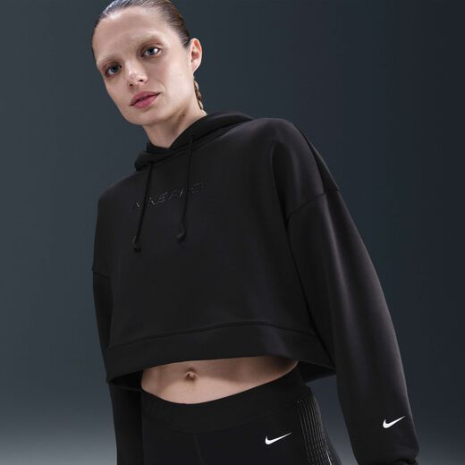Hoodies & Sweatshirts-Nike, Nike Pro, Women's Therma-FIT Fleece Hoodie