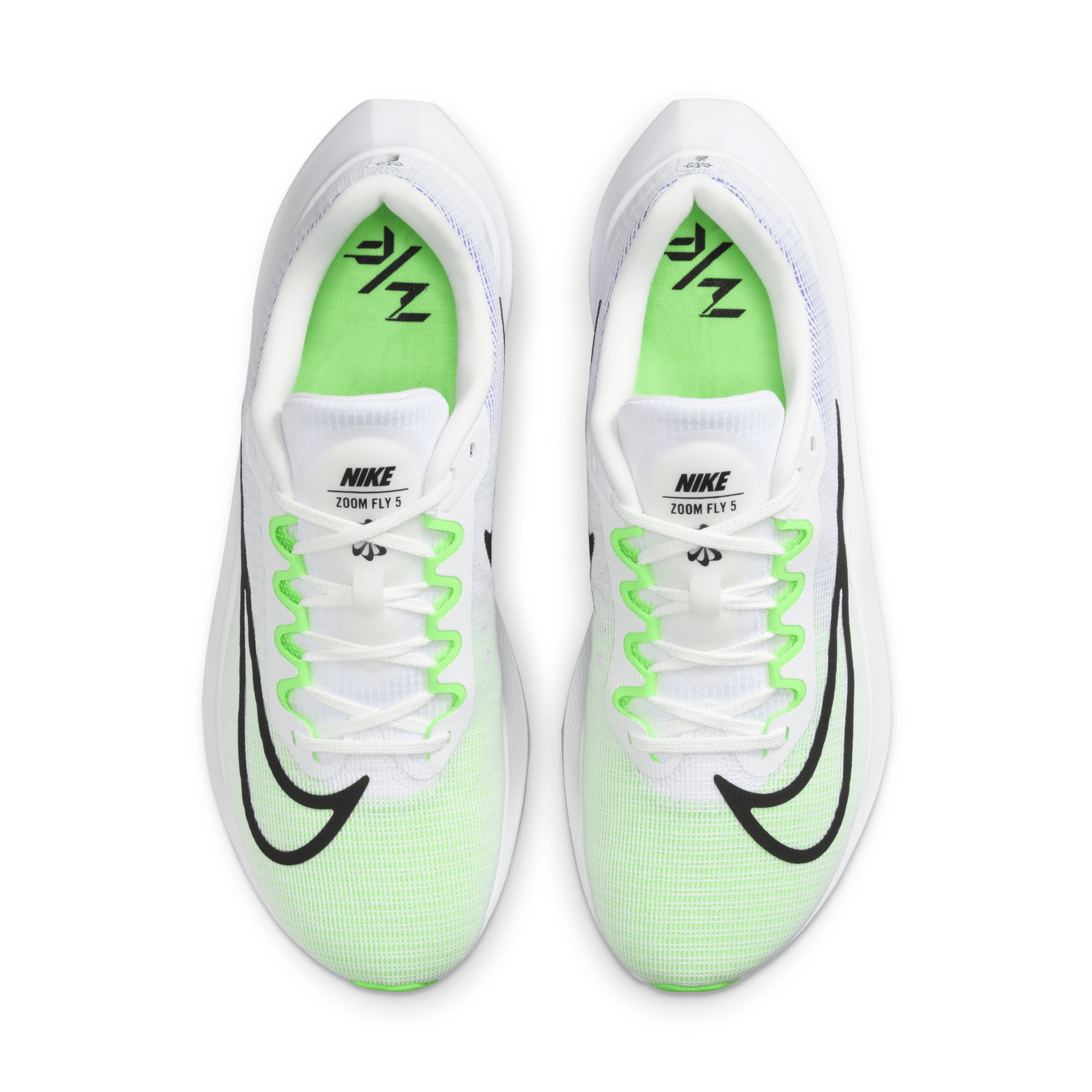 Nike zoom top fly white green