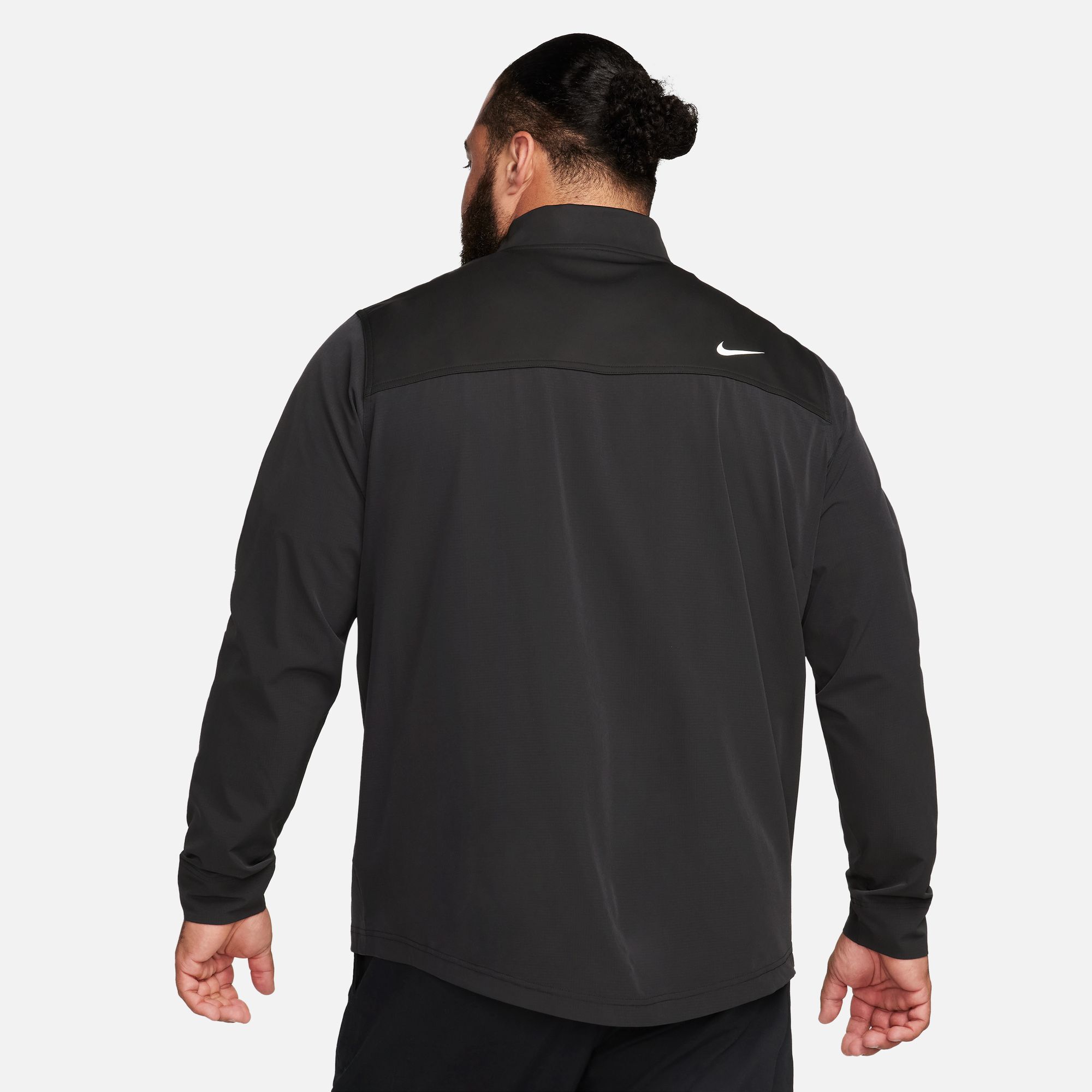 Nike Golf Jacket Mens Sz Large Black Tour Performance Fleece