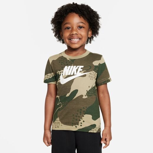 Clothing-Nike, Nike Club Seasonal Camo Basic Tee, Toddler Dri-FIT T-Shirt