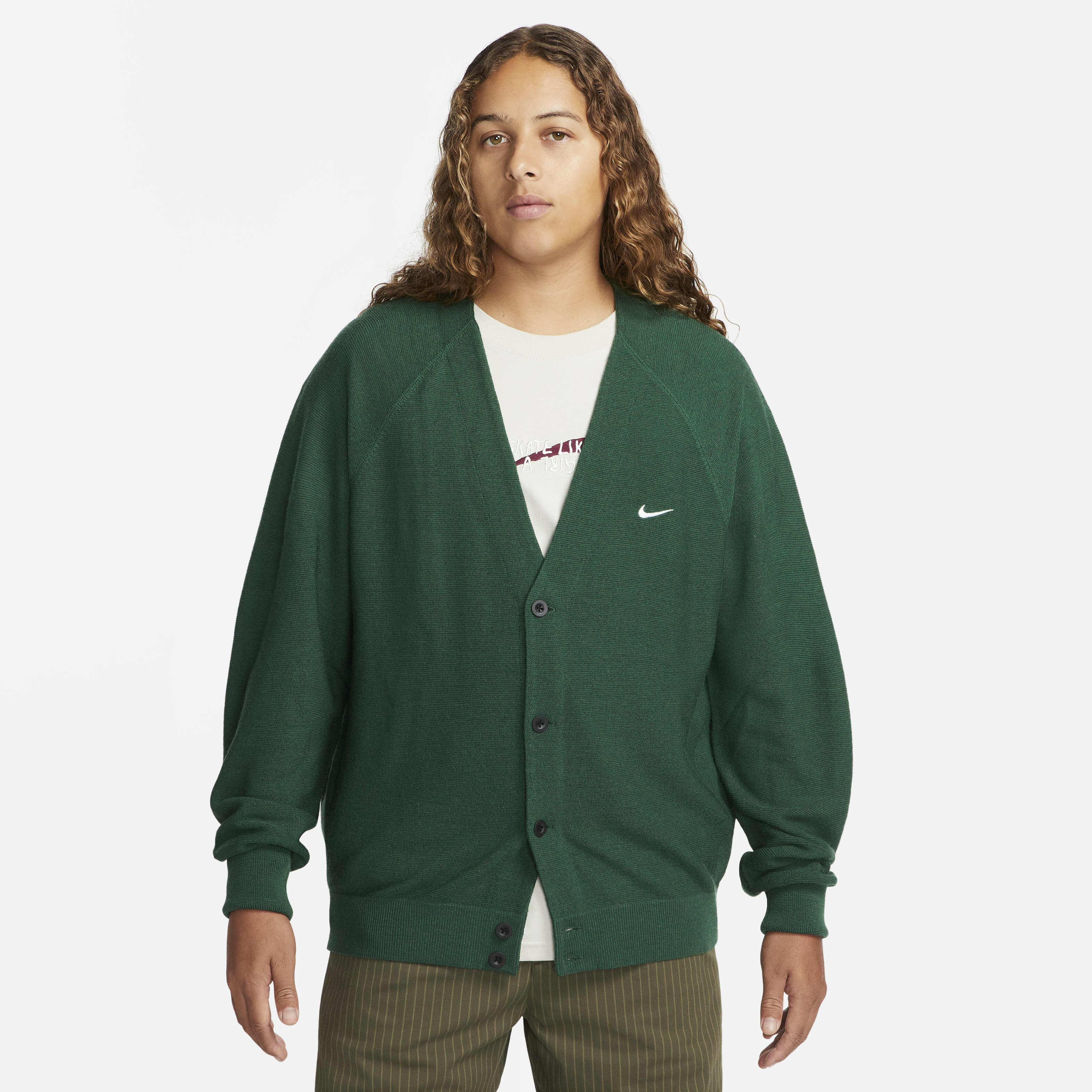 Buy Nike SB Skate Cardigan - Gorge Green/White | Nike Saudi