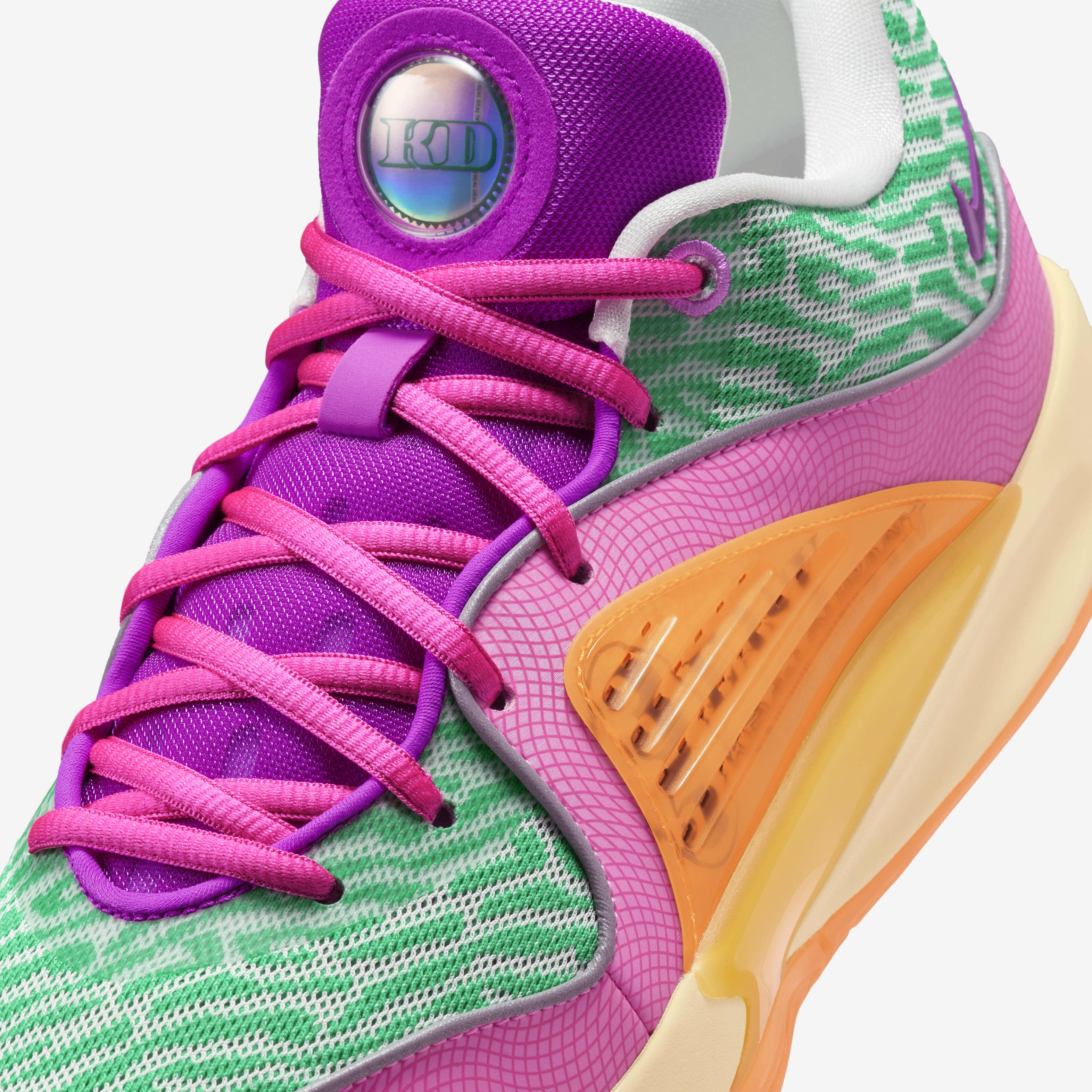 green and pink kd
