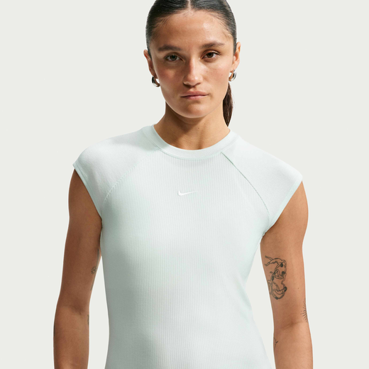 Style By-P-6000-Nike, Nike Sportswear Chill Knit, Women's Tight Short-Sleeve Ribbed Top