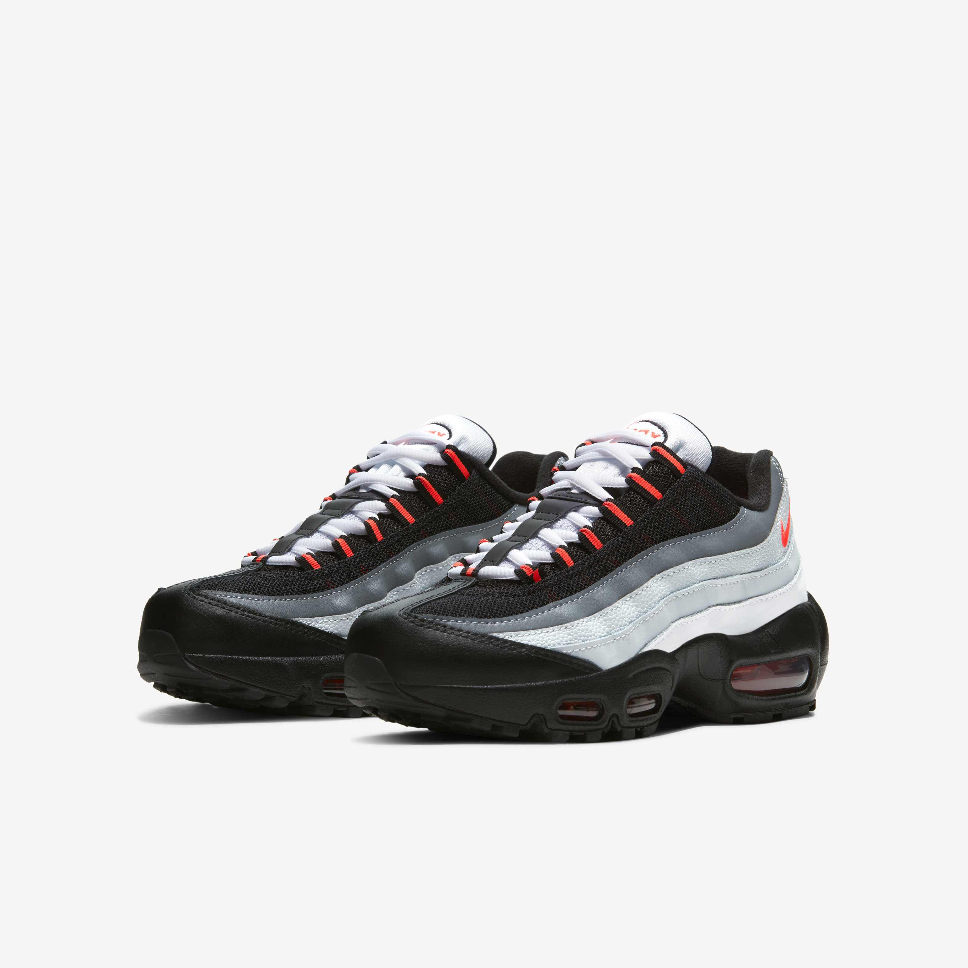 Buy Nike Air Max 95 Recraft Older Kids Shoes White Pure Platinum Cool Grey Infrared 23 Nike Saudi Official
