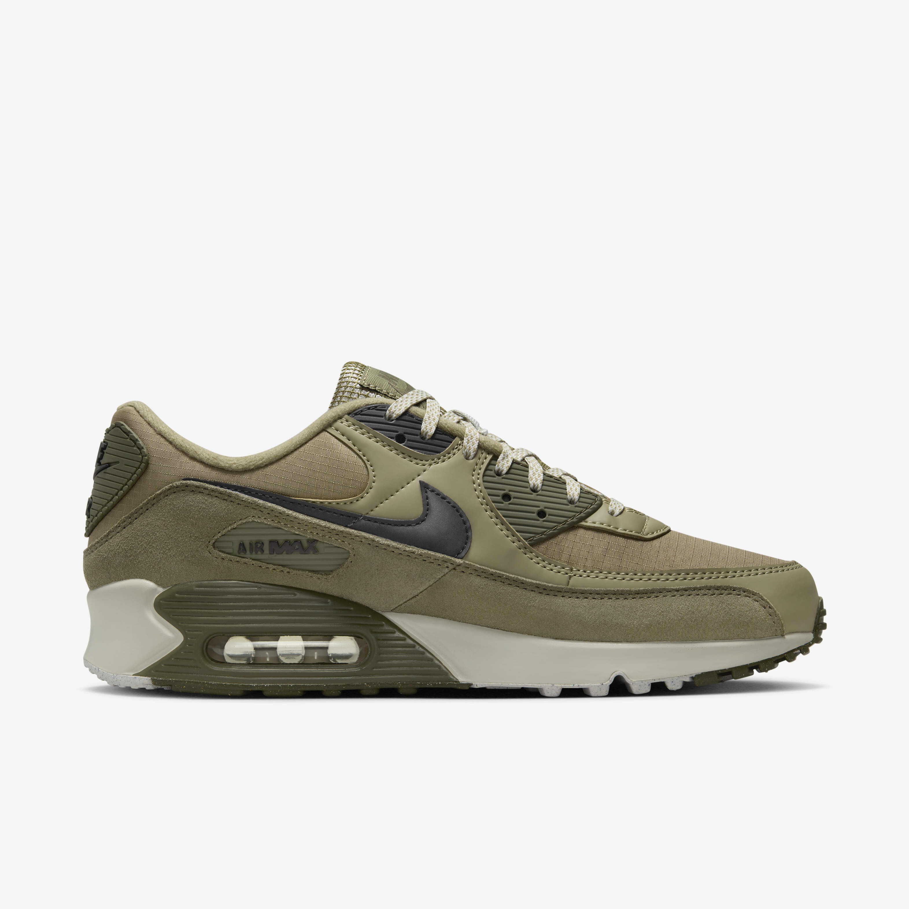 Buy Nike Air Max 90 Men s Shoes Neutral Olive Medium Olive Light Bone Black Nike Saudi Official