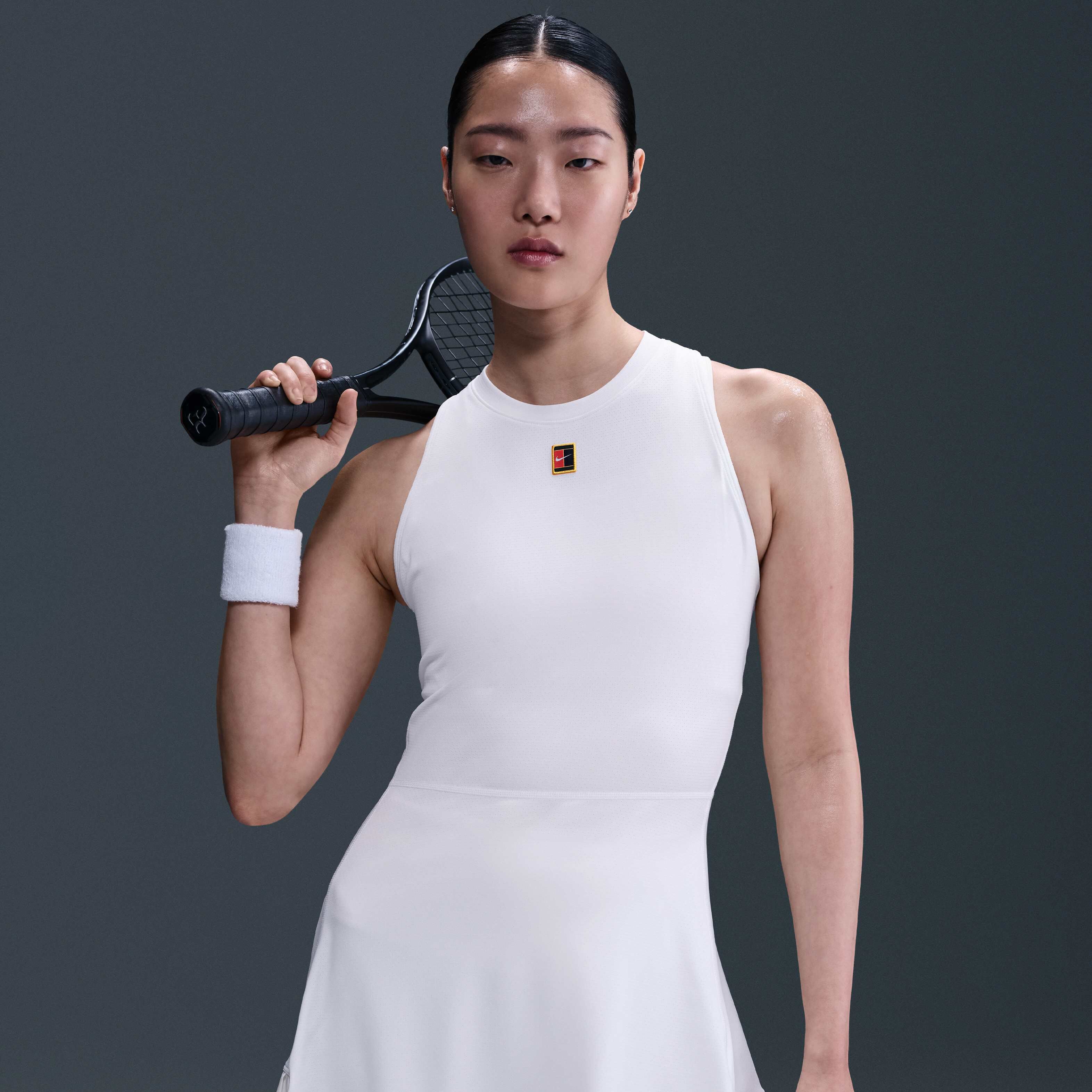Buy NikeCourt Slam Women's Dri-FIT Tennis Dress - White