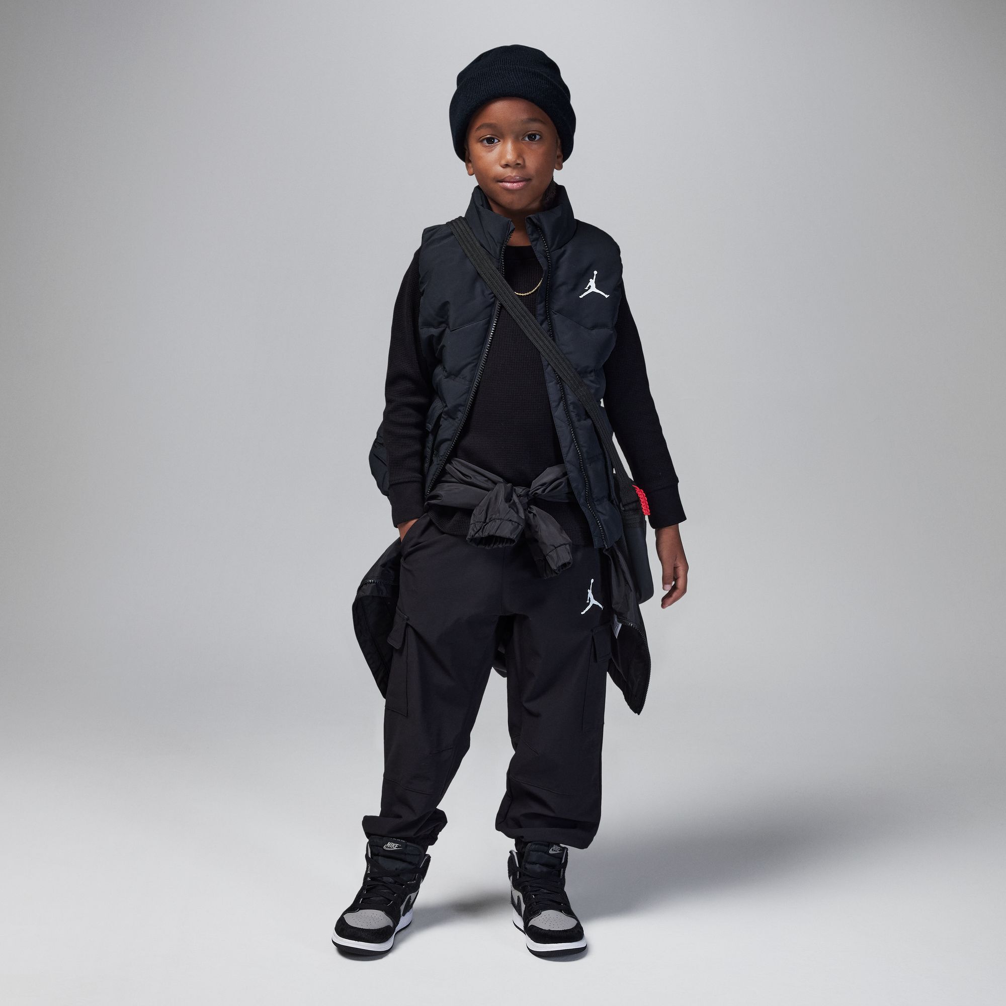 تيشيرت جوردن MJ ايسنشالز وافل نت بأكمام طويلة image number 2