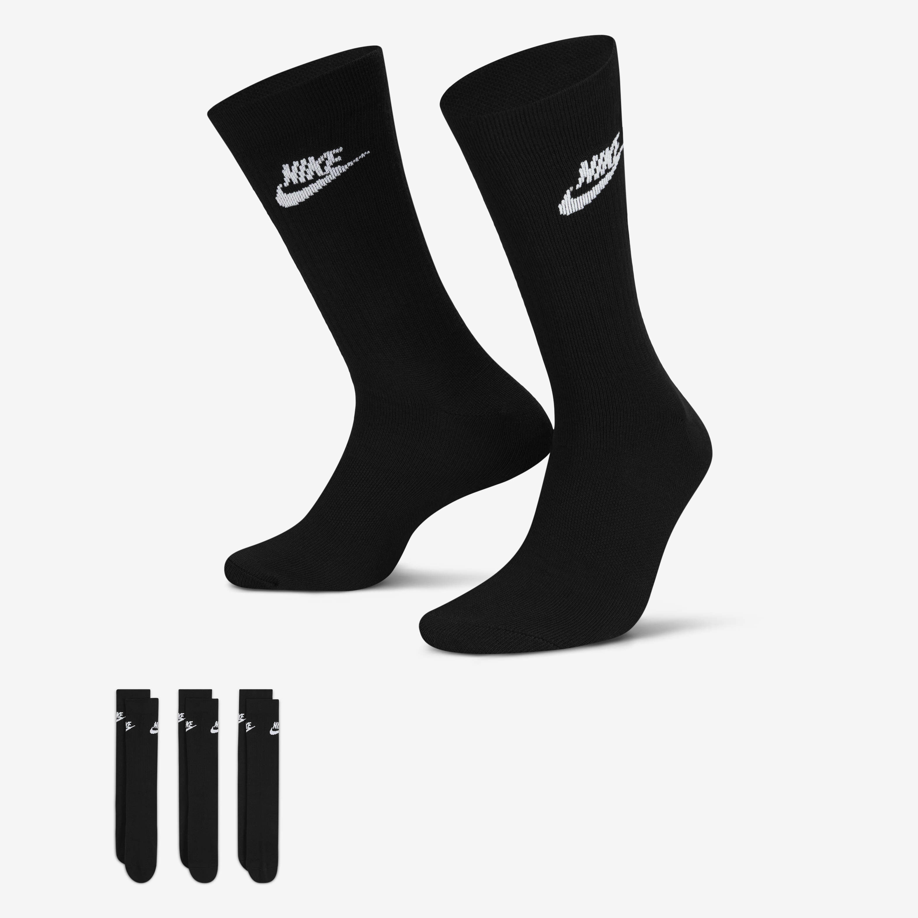 Buy Nike Sportswear Everyday Essential Crew Socks 3 Pairs Nike Saudi Official