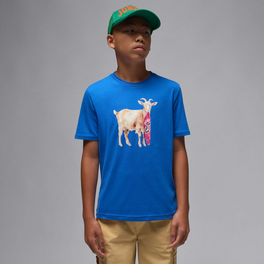 T-Shirts & Tops-JRDN, Jordan, Older Kids' Flight Goat T-Shirt