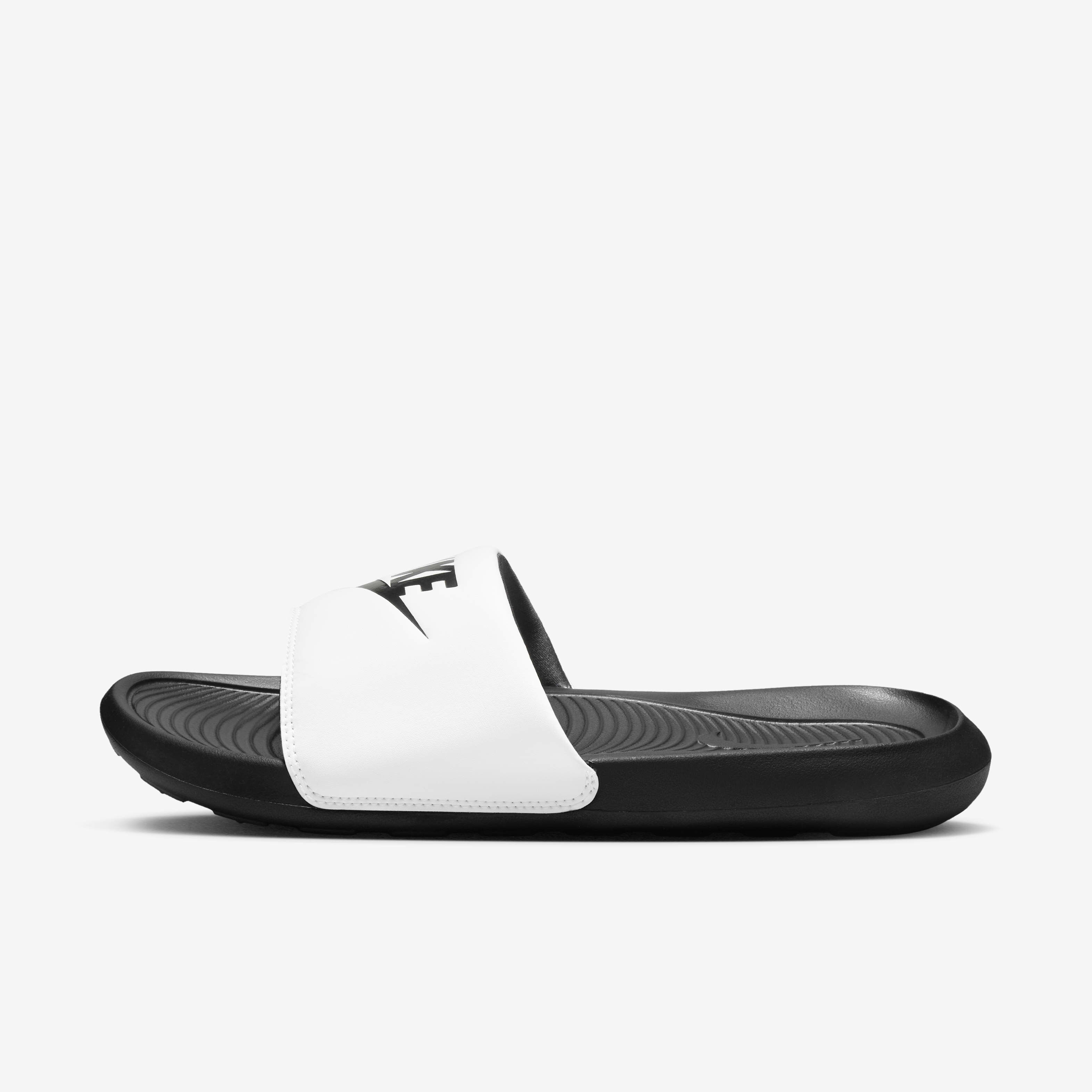 Buy Nike Victori One Men s Slides Black White Black Nike Saudi Official