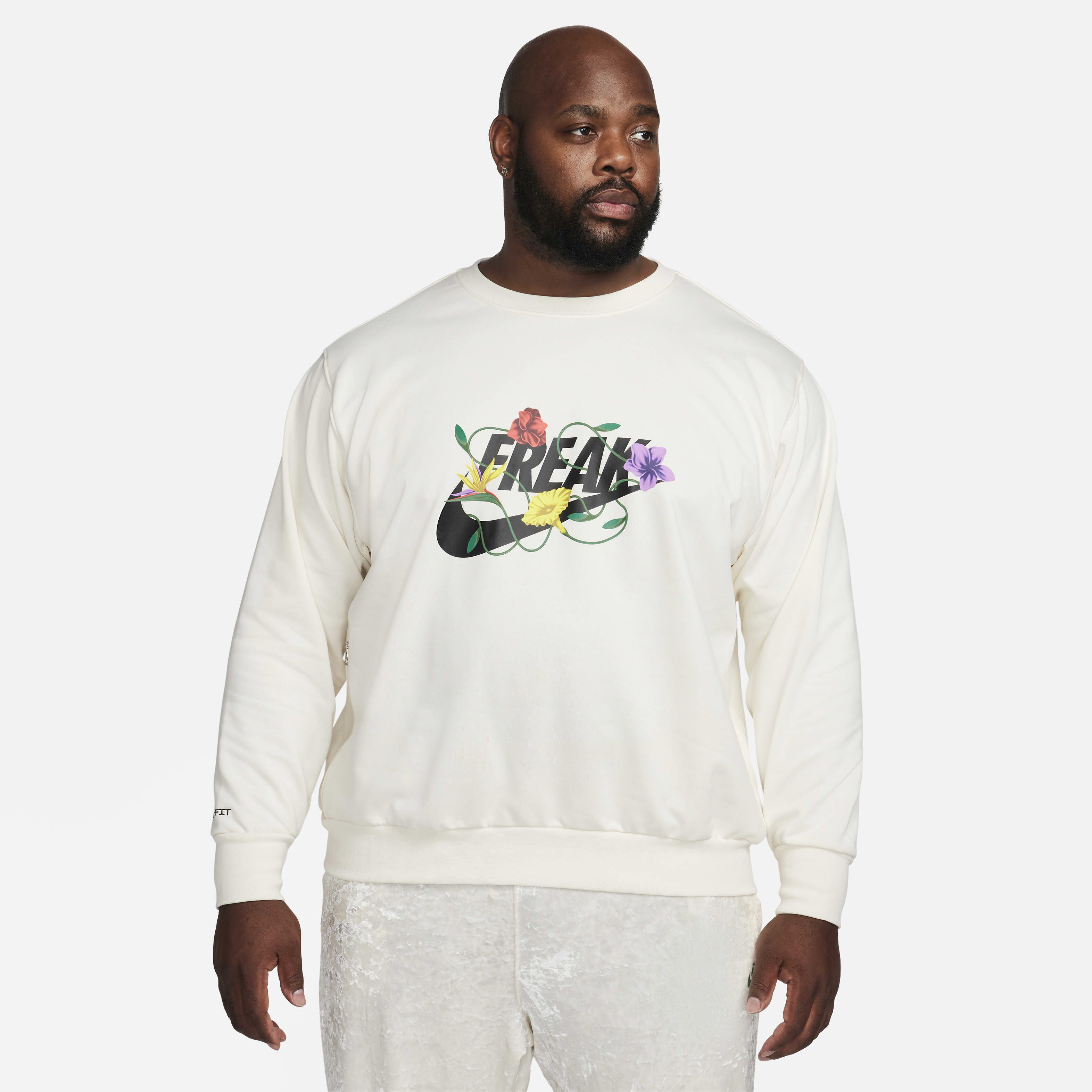 Buy Giannis Standard Issue Men s Graphic Basketball Crew Pale Ivory Nike Saudi Official