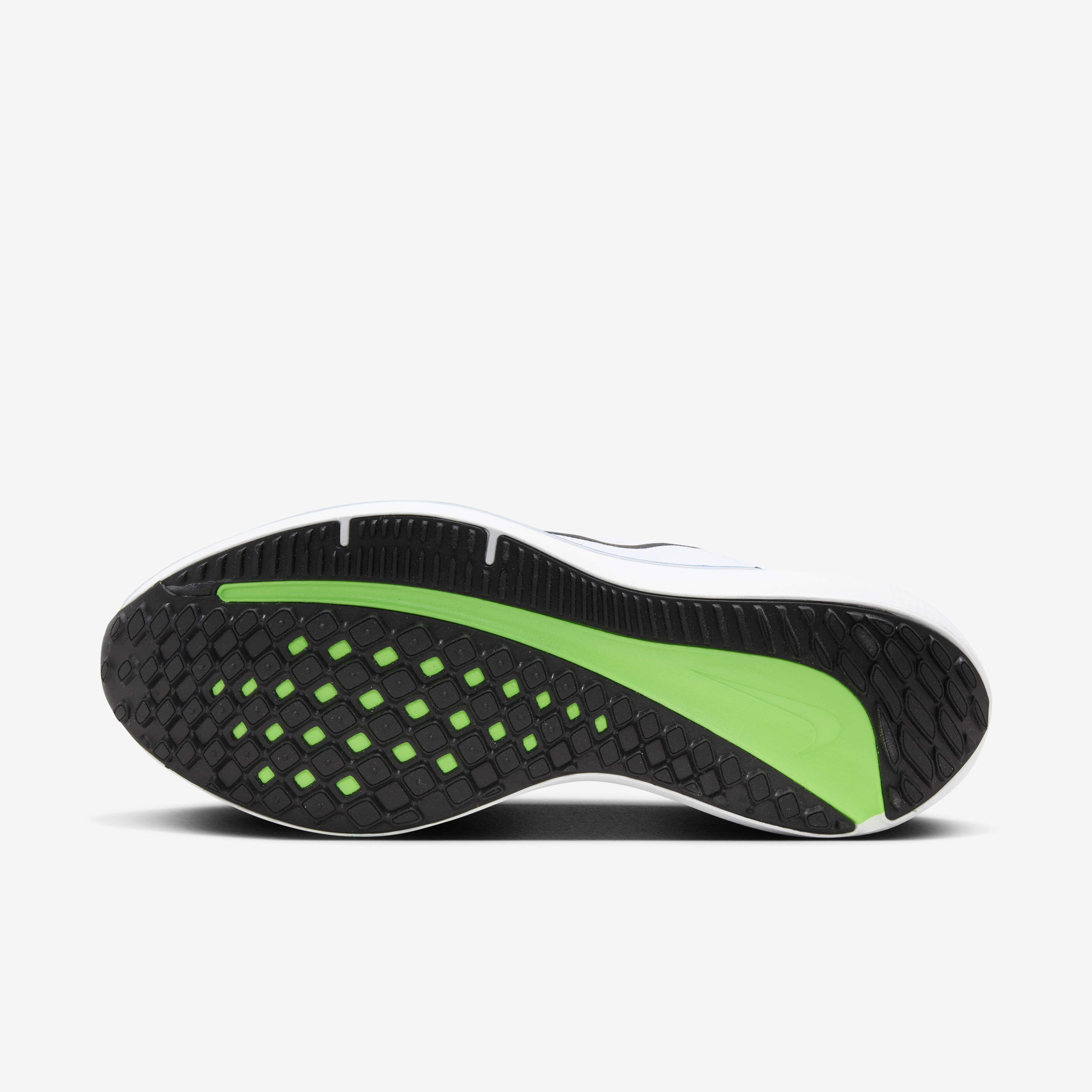 Nike black and lime green running shoes cheap