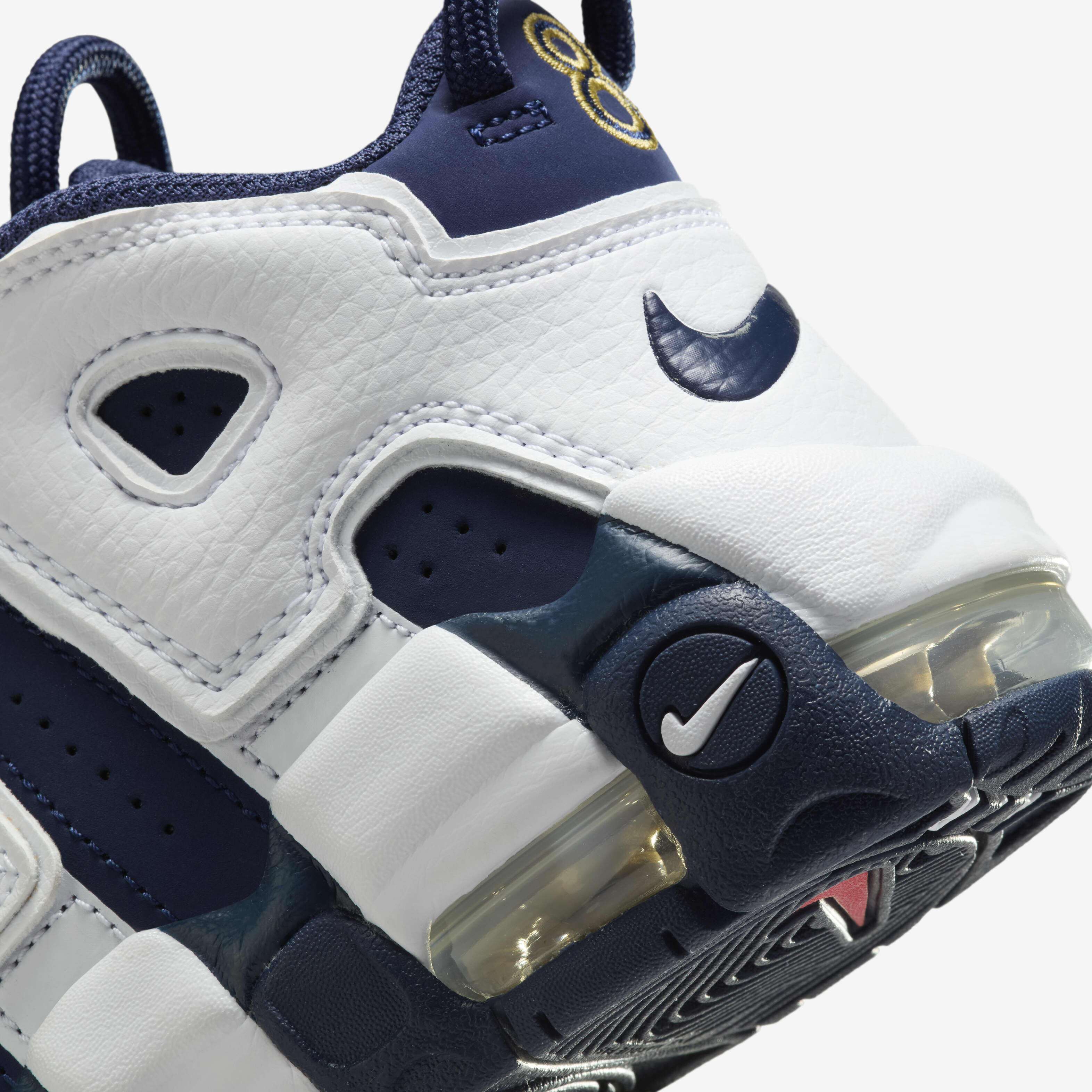 Buy Nike Air More Uptempo Younger Kids' Shoes - White