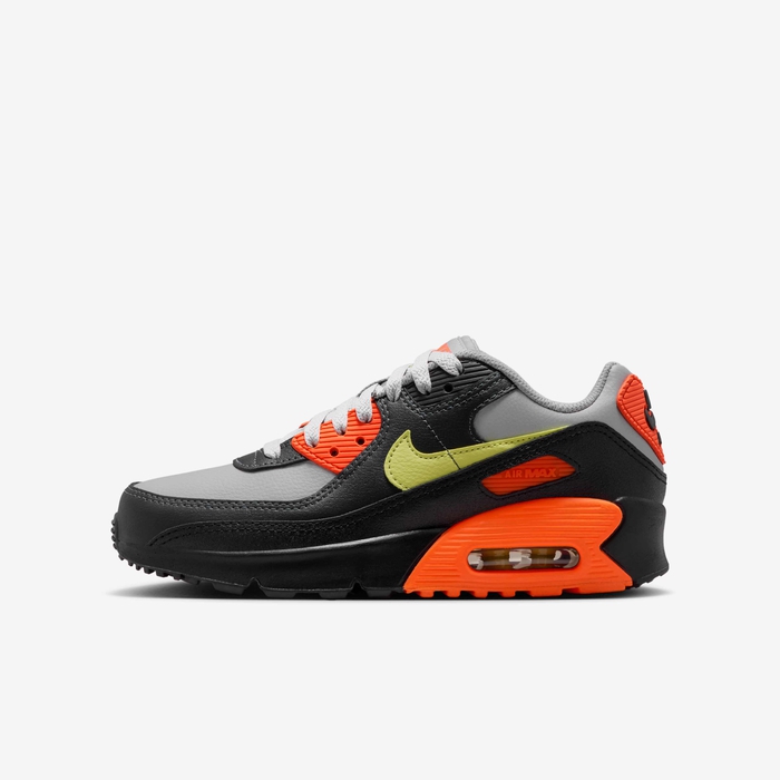 Buy Nike Air Max 90 LTR Older Kids' Shoes Light Smoke Grey/Hyper