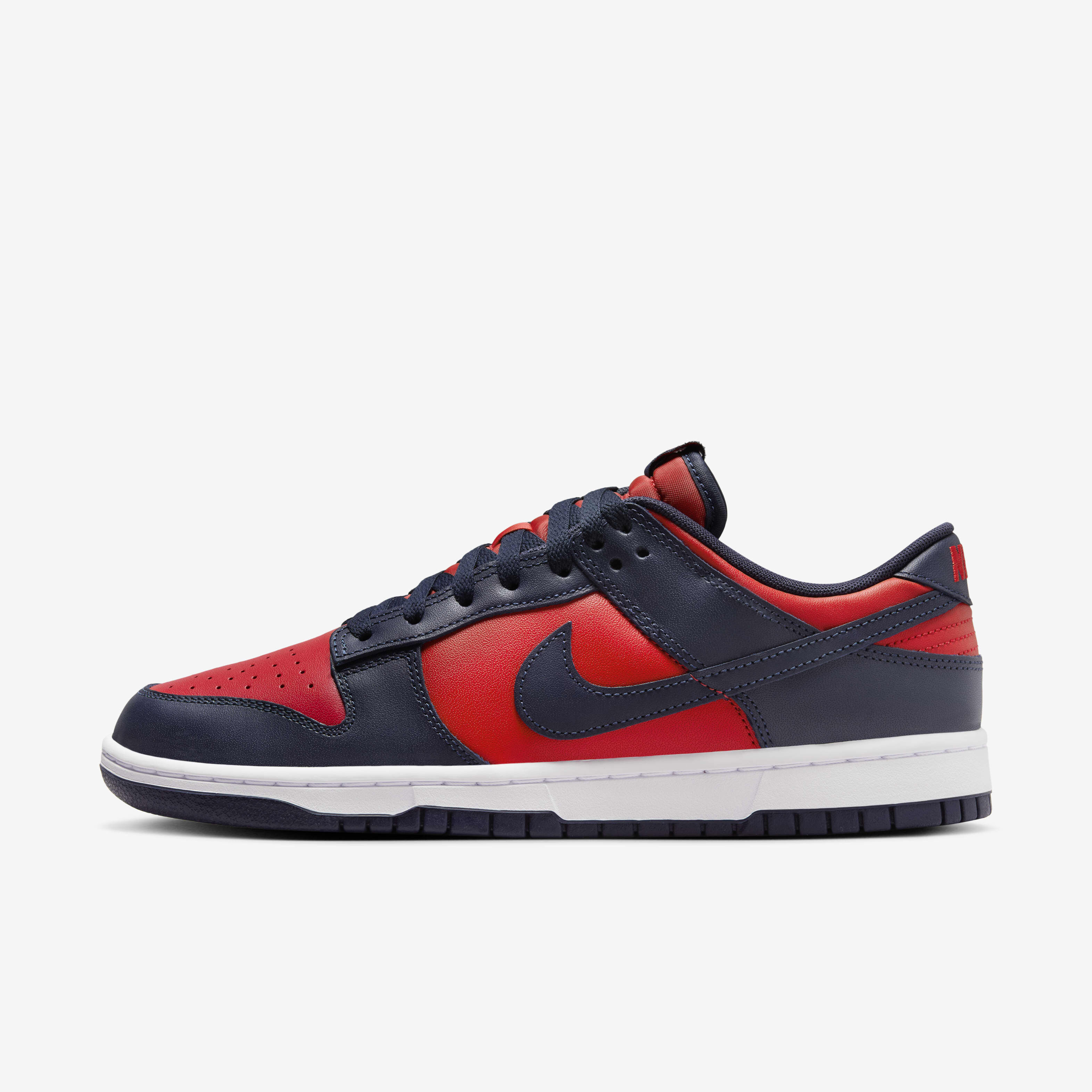 Buy Nike Dunk Low Retro Men s Shoes University Red White Obsidian Nike Saudi Official